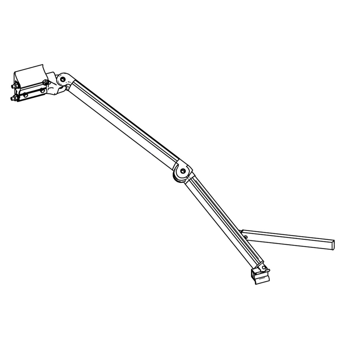 Articulated Arm for TO 8000, left-hand, 2,50 m