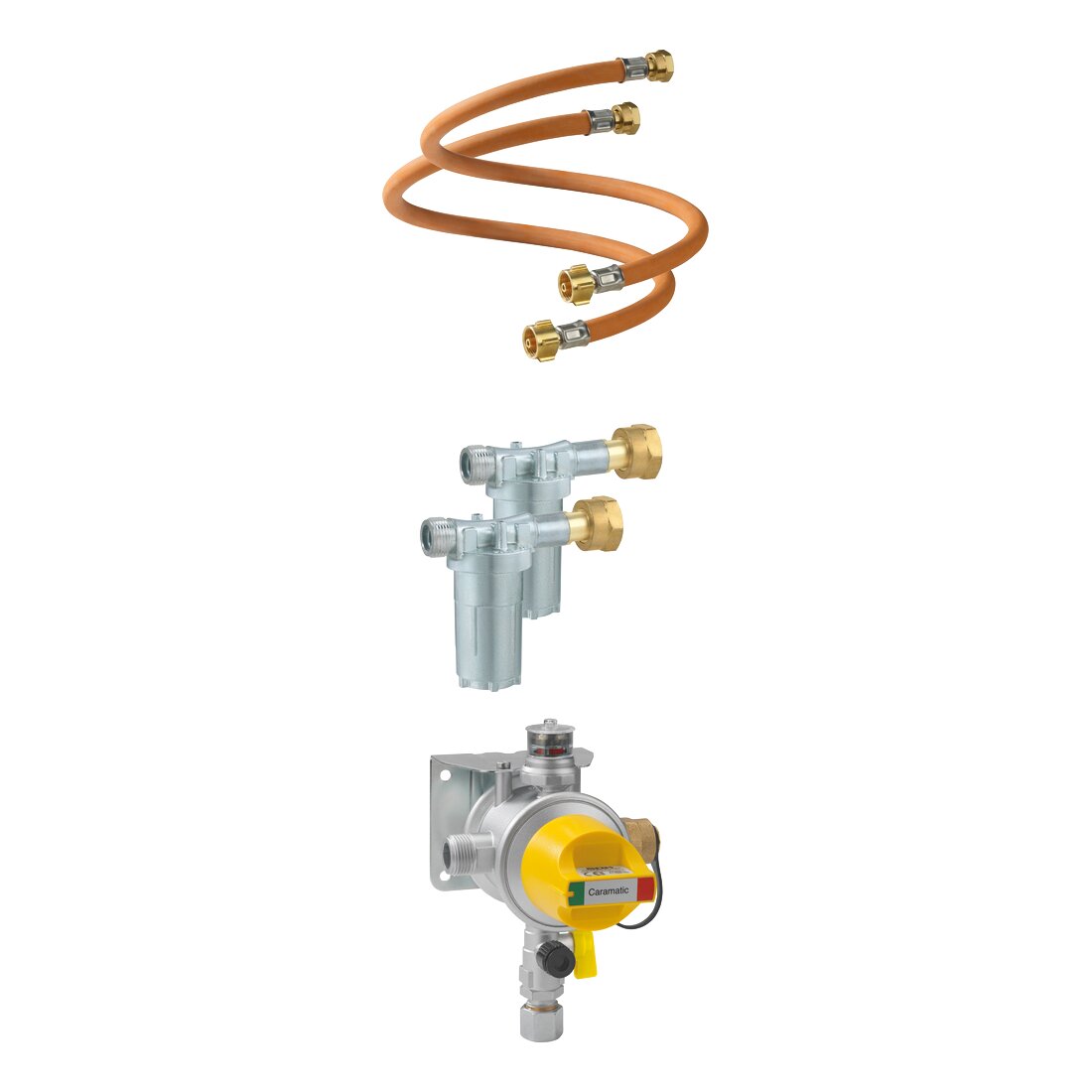 Changeover Valve Caramatic ProTwo Set, 30 mbar