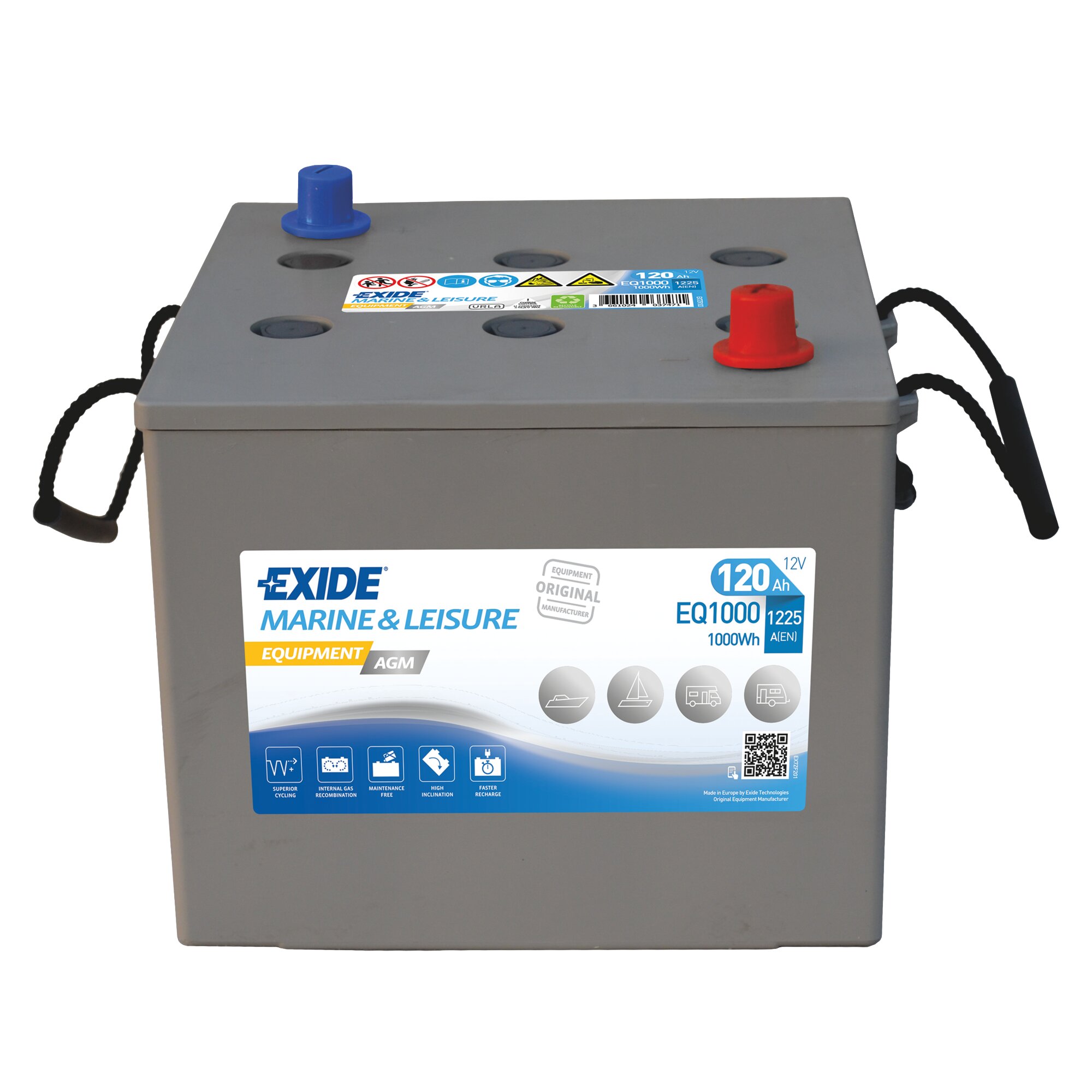 Battery Equipment AGM, 120 Ah
