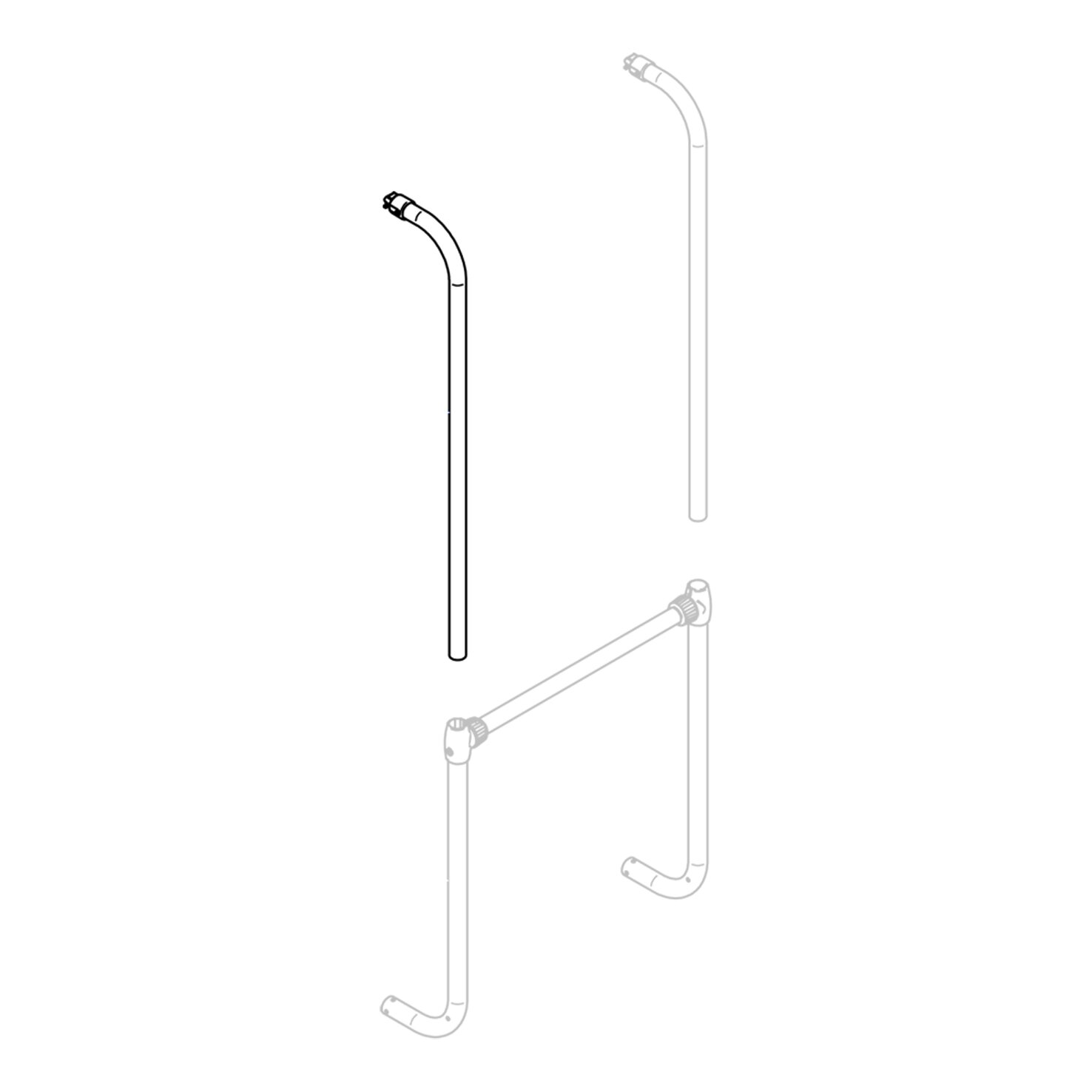 Upper Frame Arm Thule Sport G2 LV