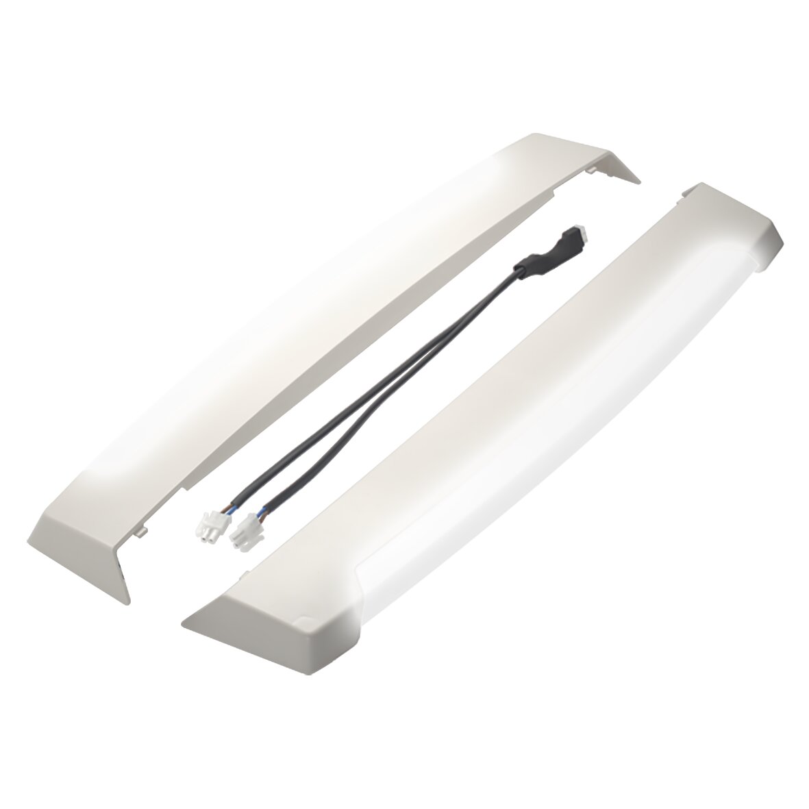 Side Panels with LED VisionStar L, signal white