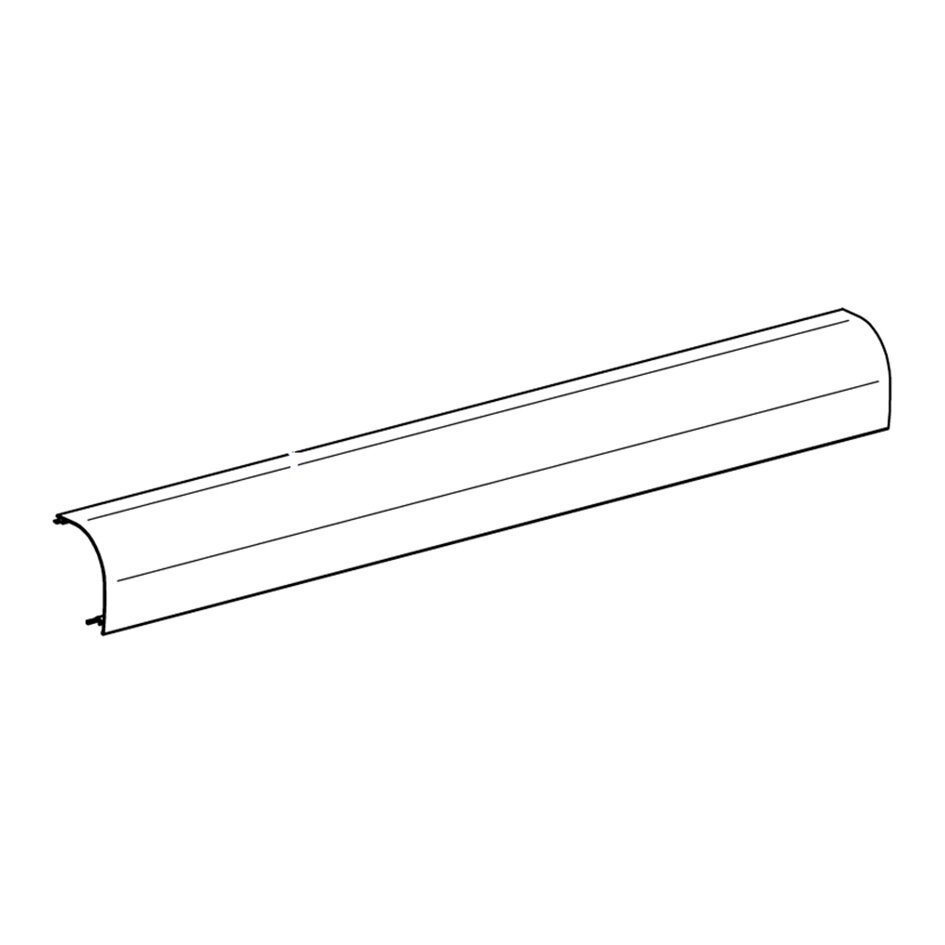 Casing Top for TO 8000, anodised, 4 m