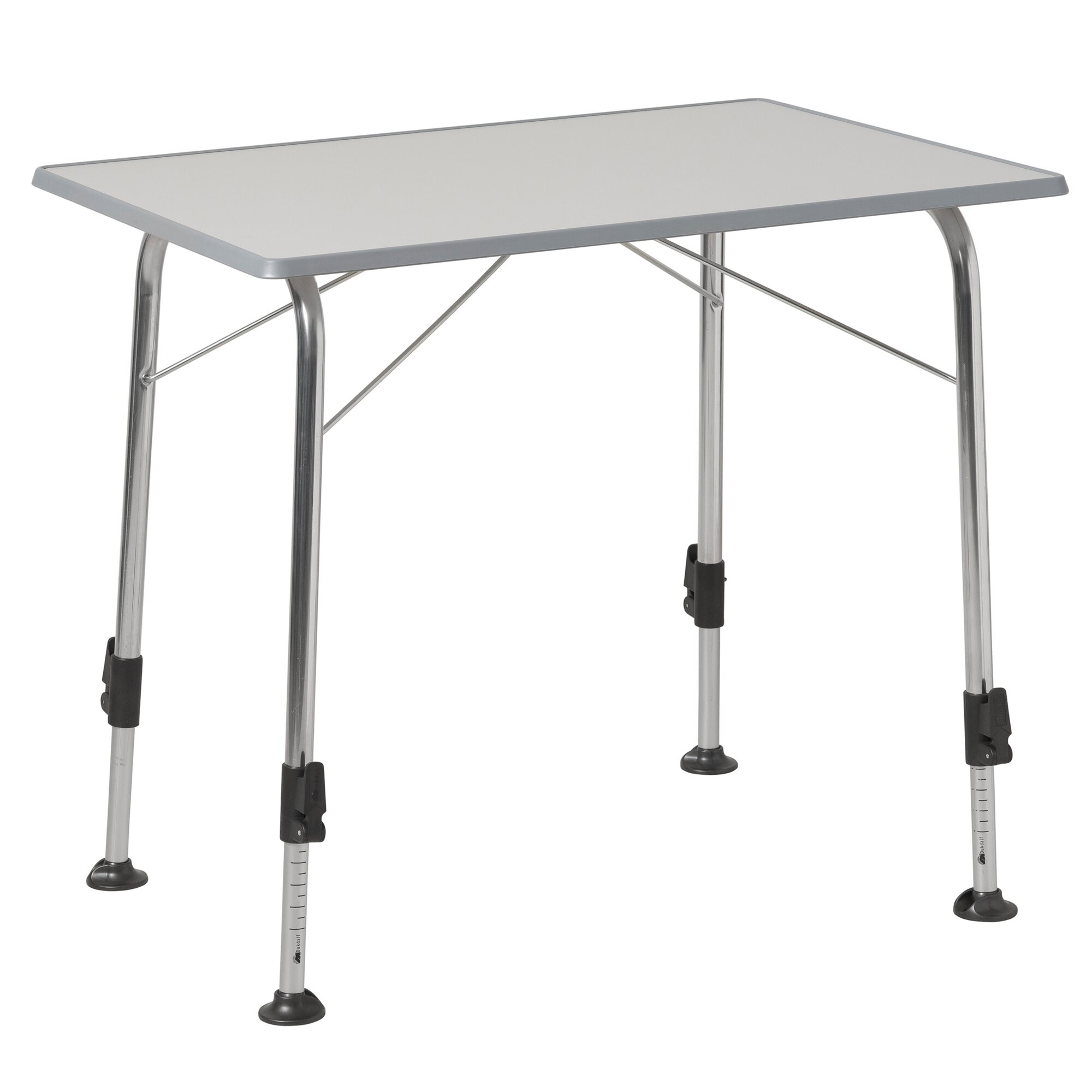 Camping Table Stabilic 1 Luxe, 80 x 60 cm, light grey