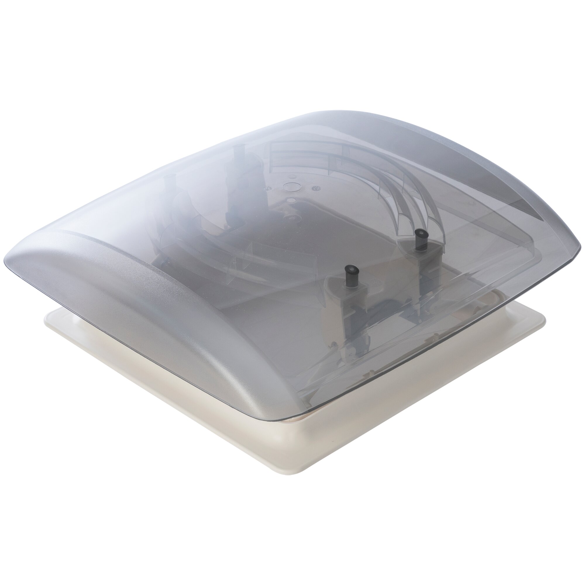 Skylight VisionVent S pro with Fly Screen and Blackout Blind, cream white