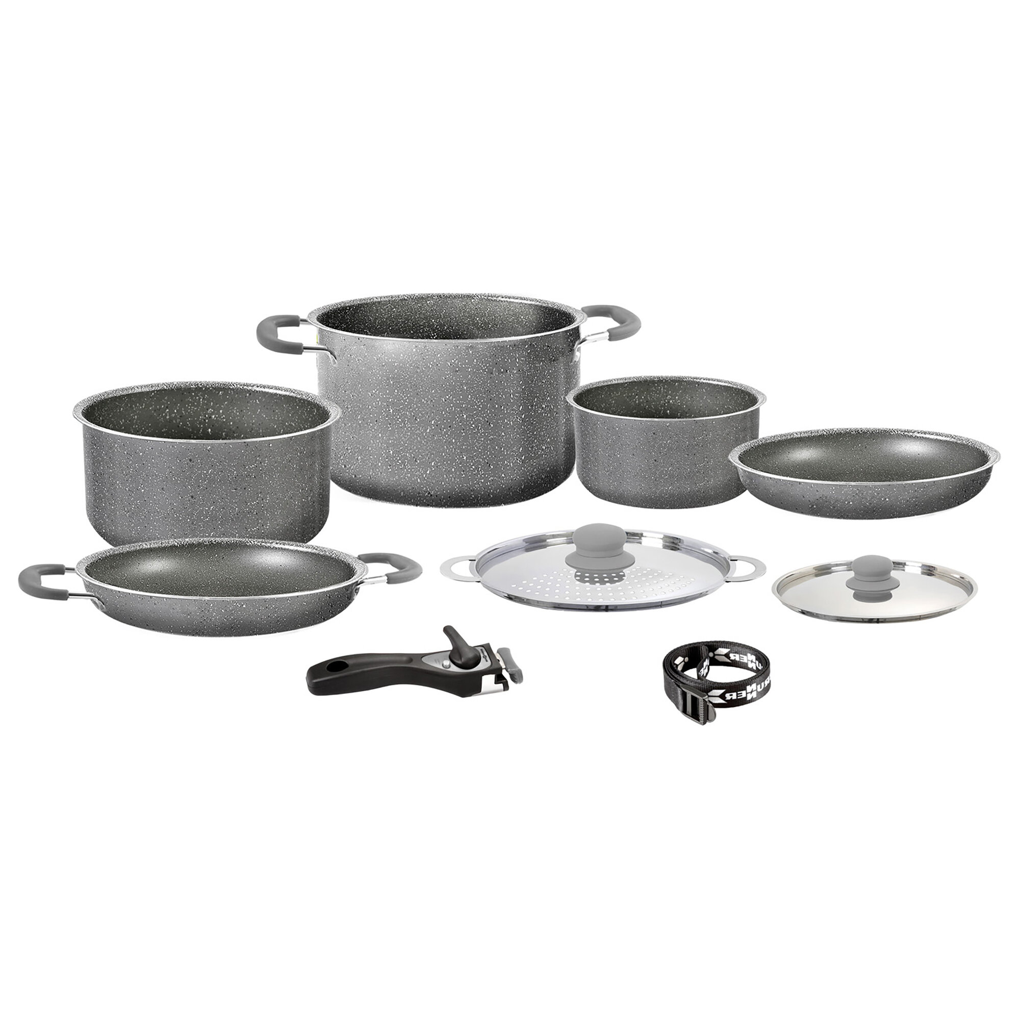 Cookware Set Gourmet Rock NG 8+1