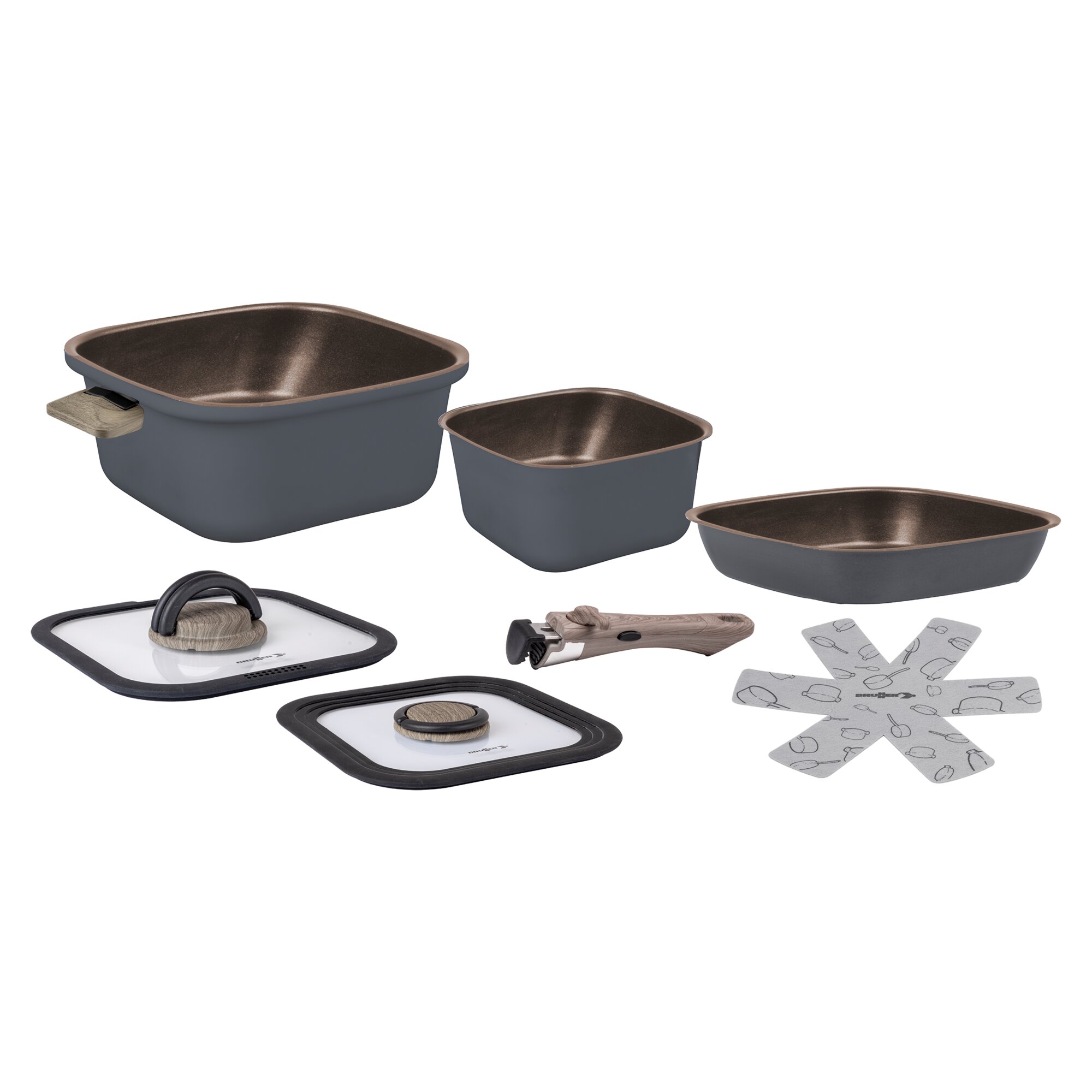 Pot Set Torralta Square