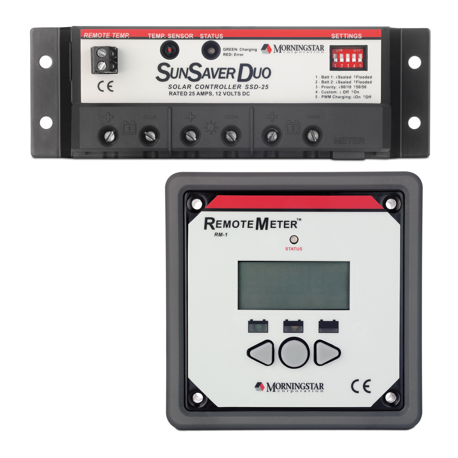 Solar Charge Controller SunSaverDuo™/RM-1