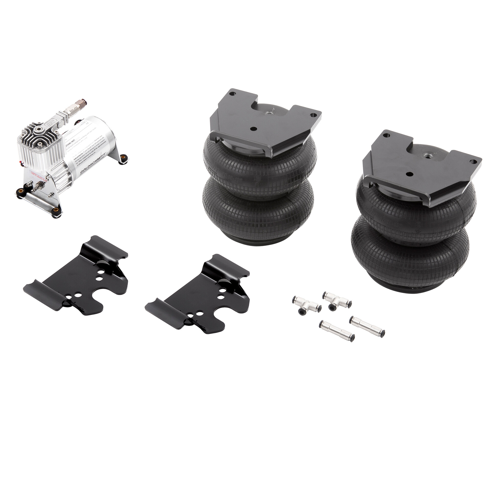 Air Suspension System for Fiat Ducato, 6"- Bellows, built from 2006/07, w/o electric parking brake