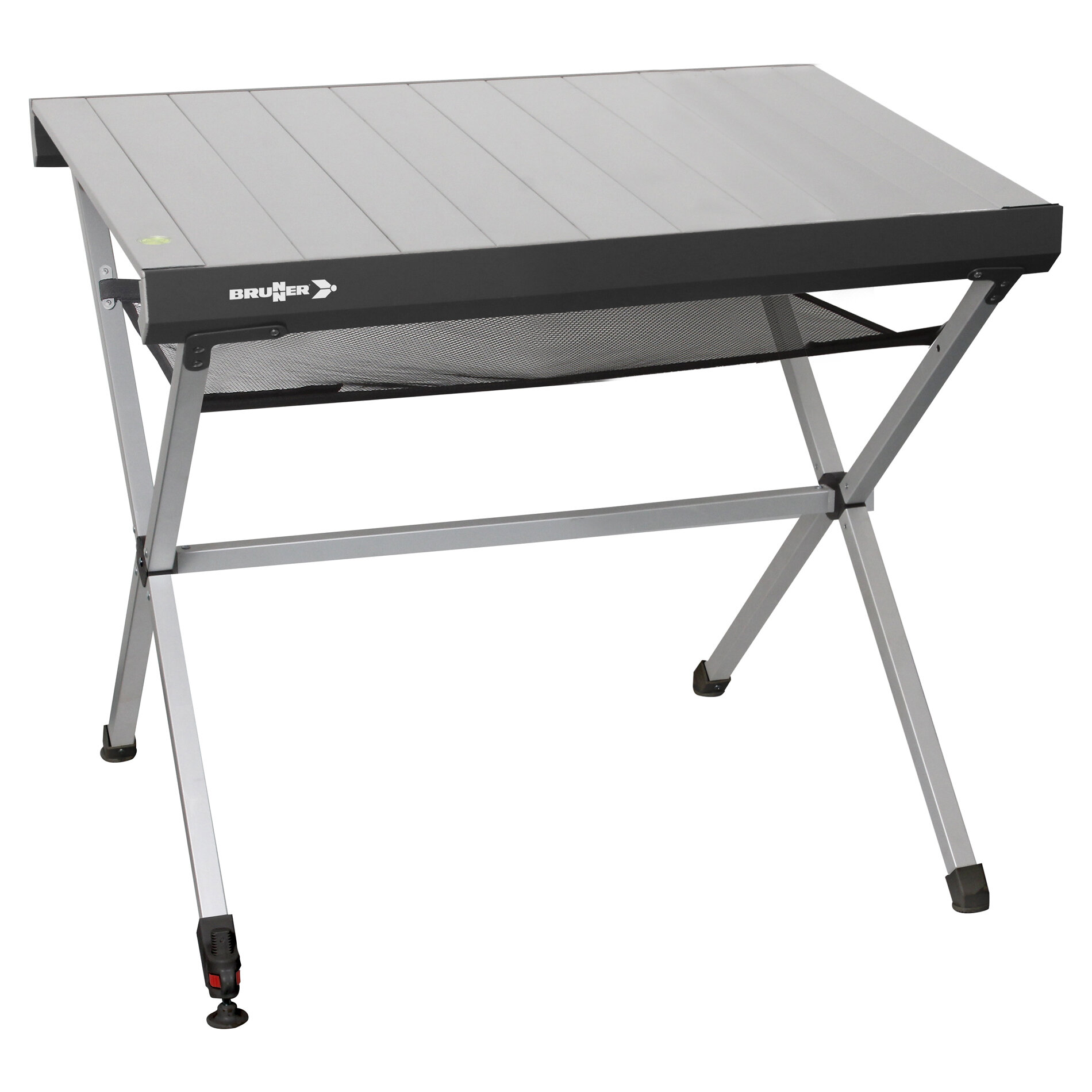 Roll-Up Camping Table Titanium Axia, 104 x 62 cm