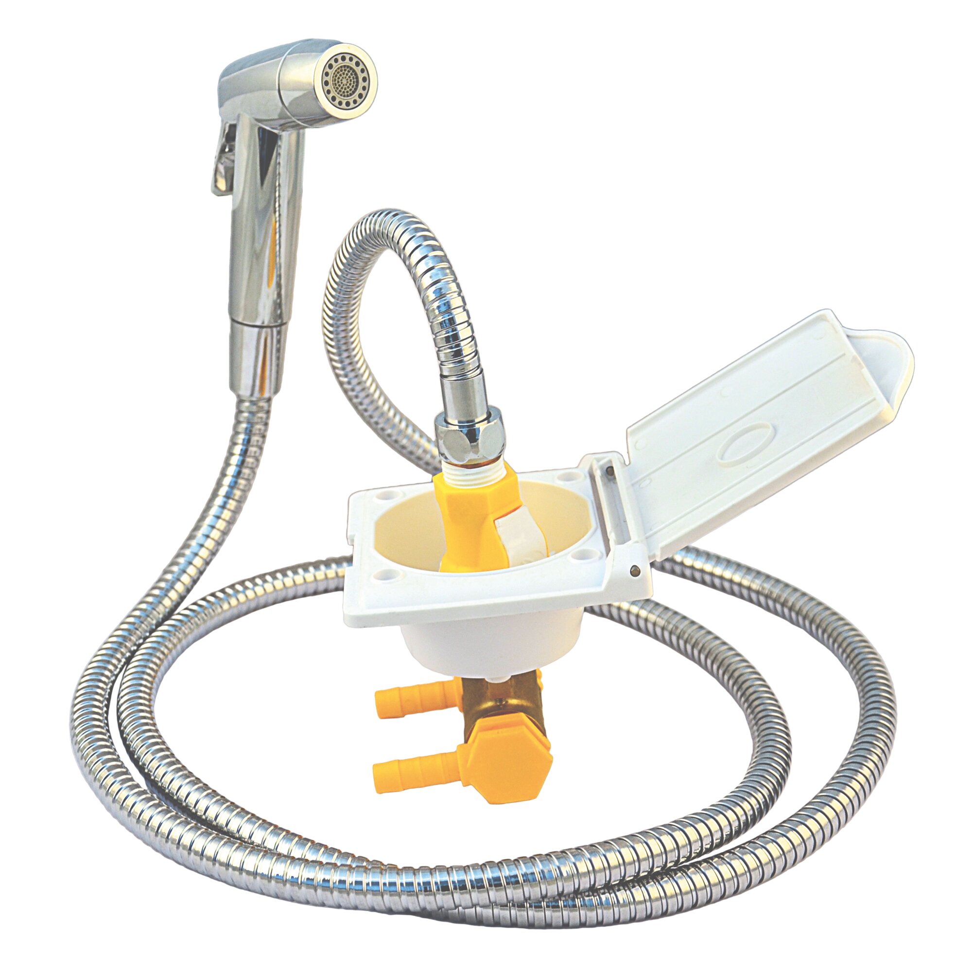 Outdoor Shower Connection ø 10 mm, white