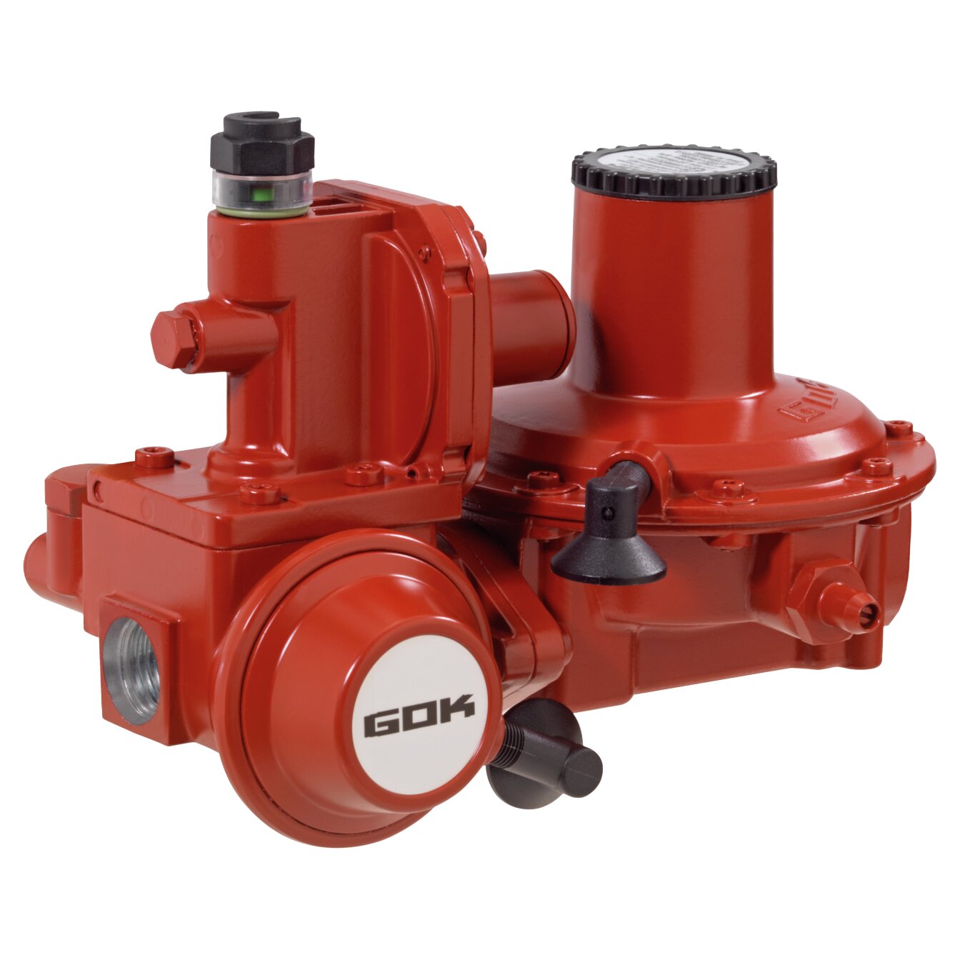 Gas Regulator BHK052, 12 kg/h IG G1/2 x IG G3/4 OPSO PRV