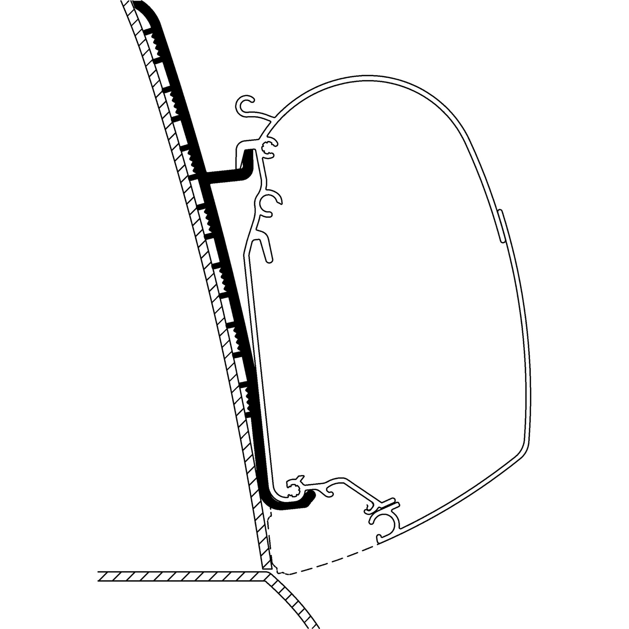 Adapter For Renault Master High Roof For TO Series 5