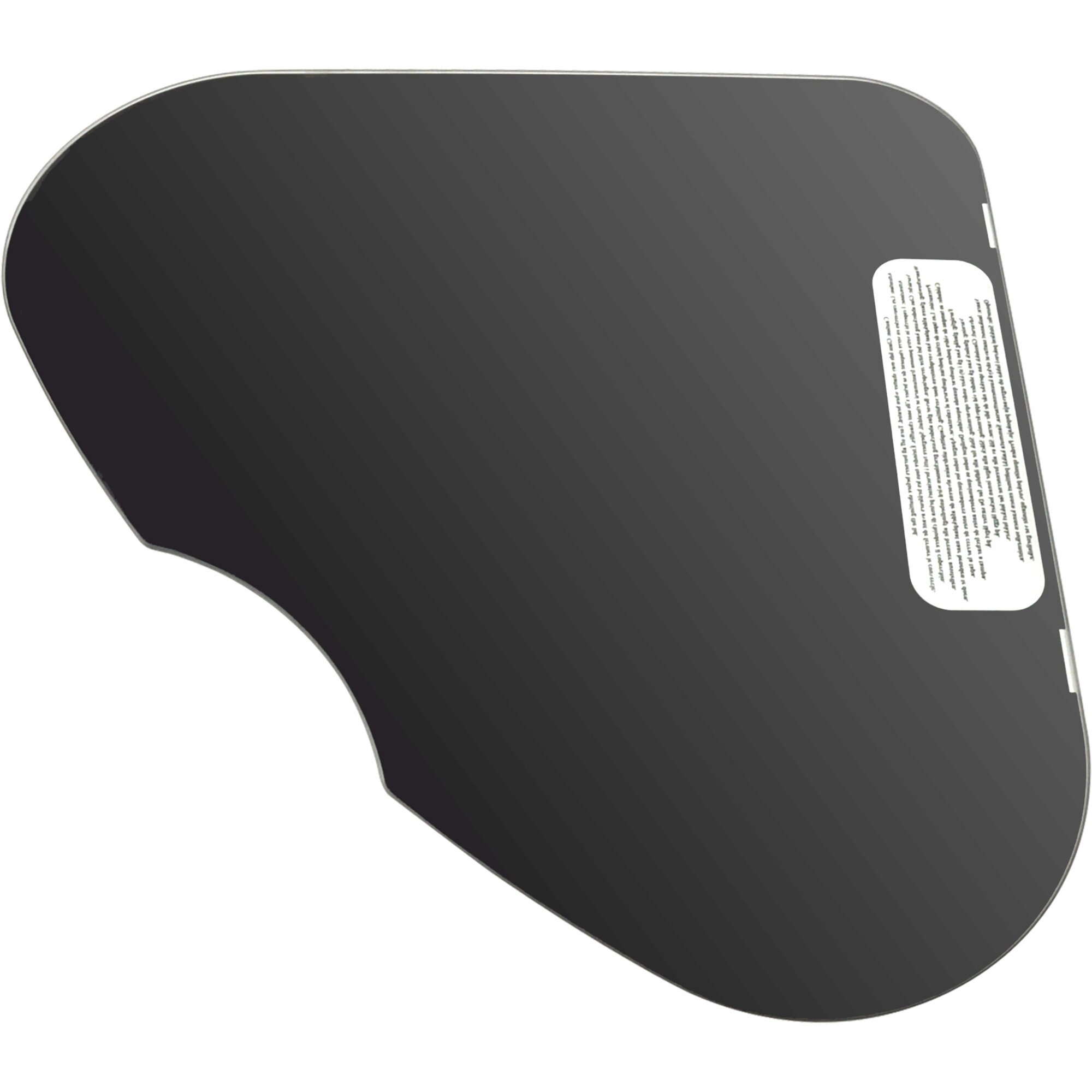 Glass Cover, Black, for Thetford Hob Triangle Basic Line 330, Right, Hob Dimensions 48 x 48 cm