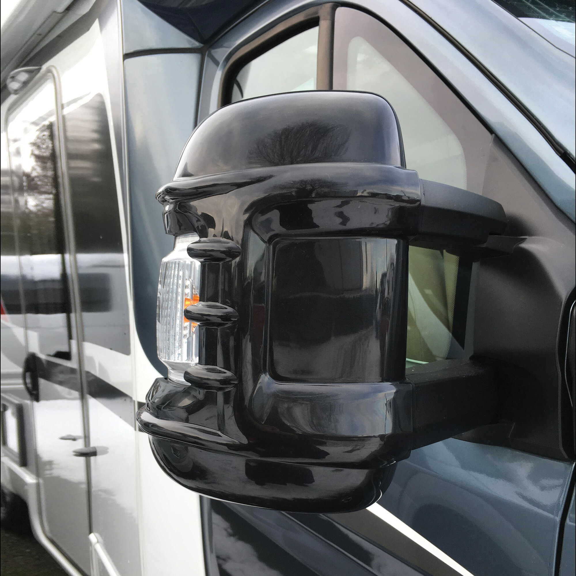 Mirror Protection Fiat Ducato, black