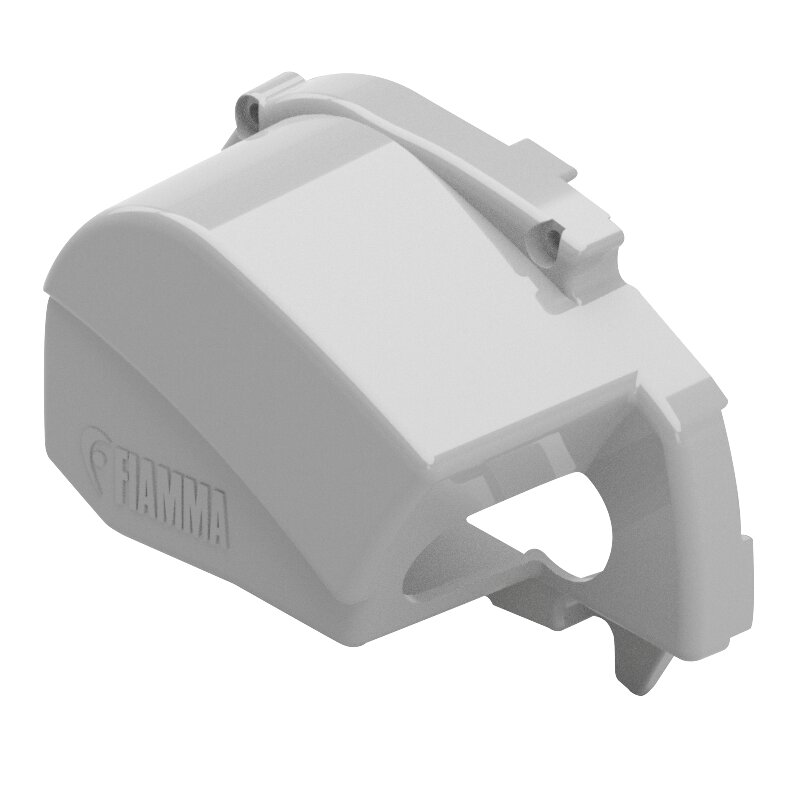 End Cap, left-hand, titanium for Awning F80