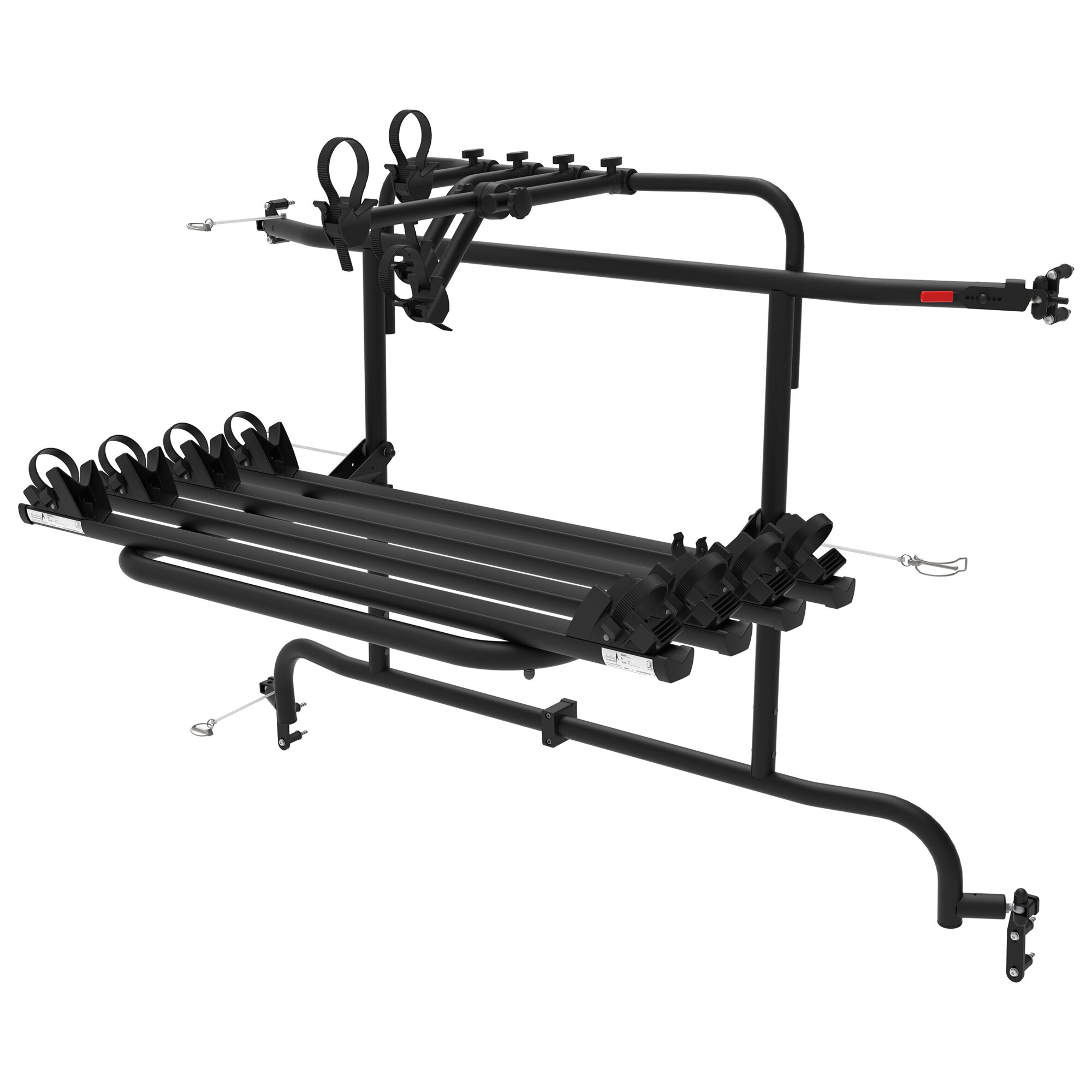 Hinged Bike Carrier for VW Crafter Gen. 1 and Mercedes-Benz Sprinter W906/W907/W910, 4