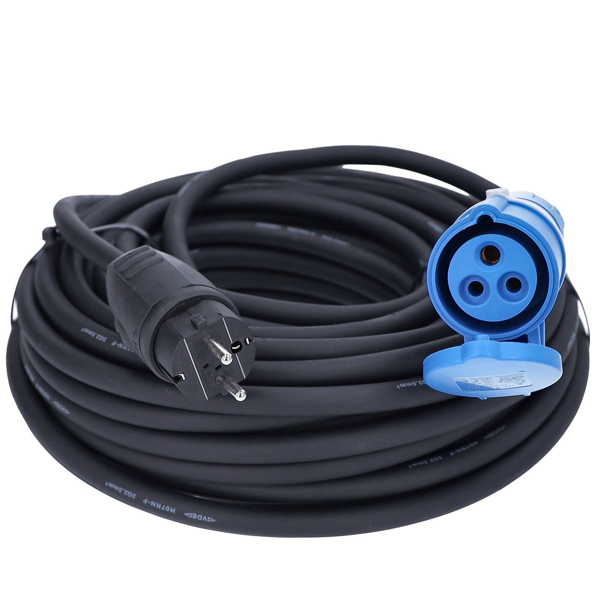 Adapter Cable Schuko/CEE, 25 m