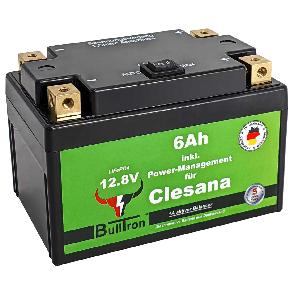 Lithium Battery for Clesana C1 with Integrated Power Management & Connection Cable