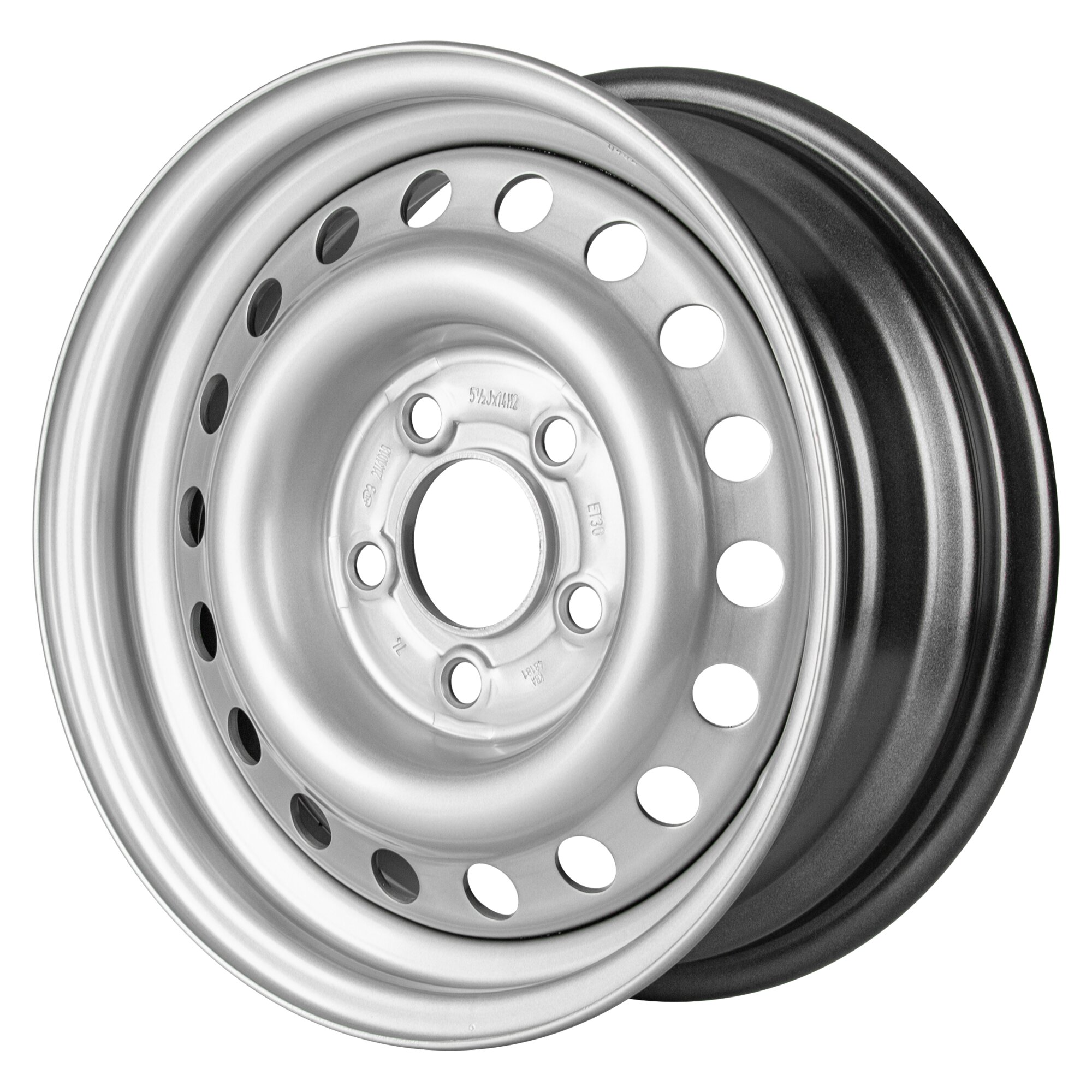 Steel Rim, 1000 kg, Nut: o | LZ 5, 5 ½ J x 14