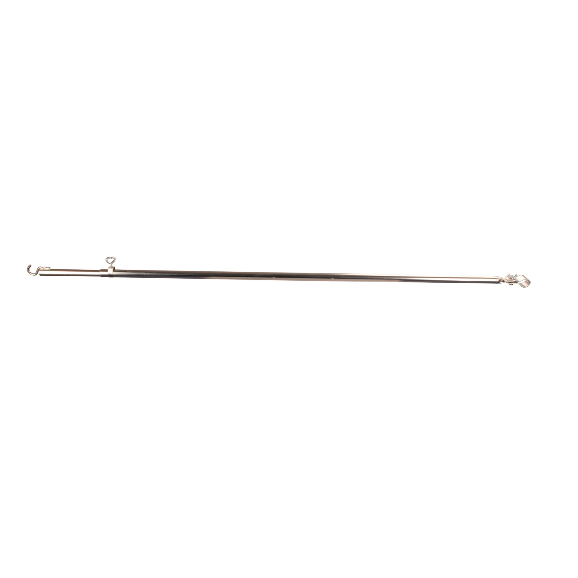 Telescopic Roof Pole with Hook Steel, 260 cm, 32 mm