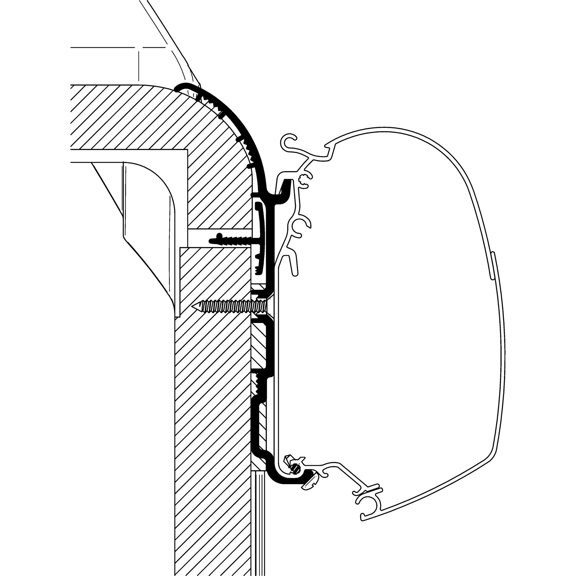 Adapter for Bürstner Ixeo T680 for TO Series 5 and 8