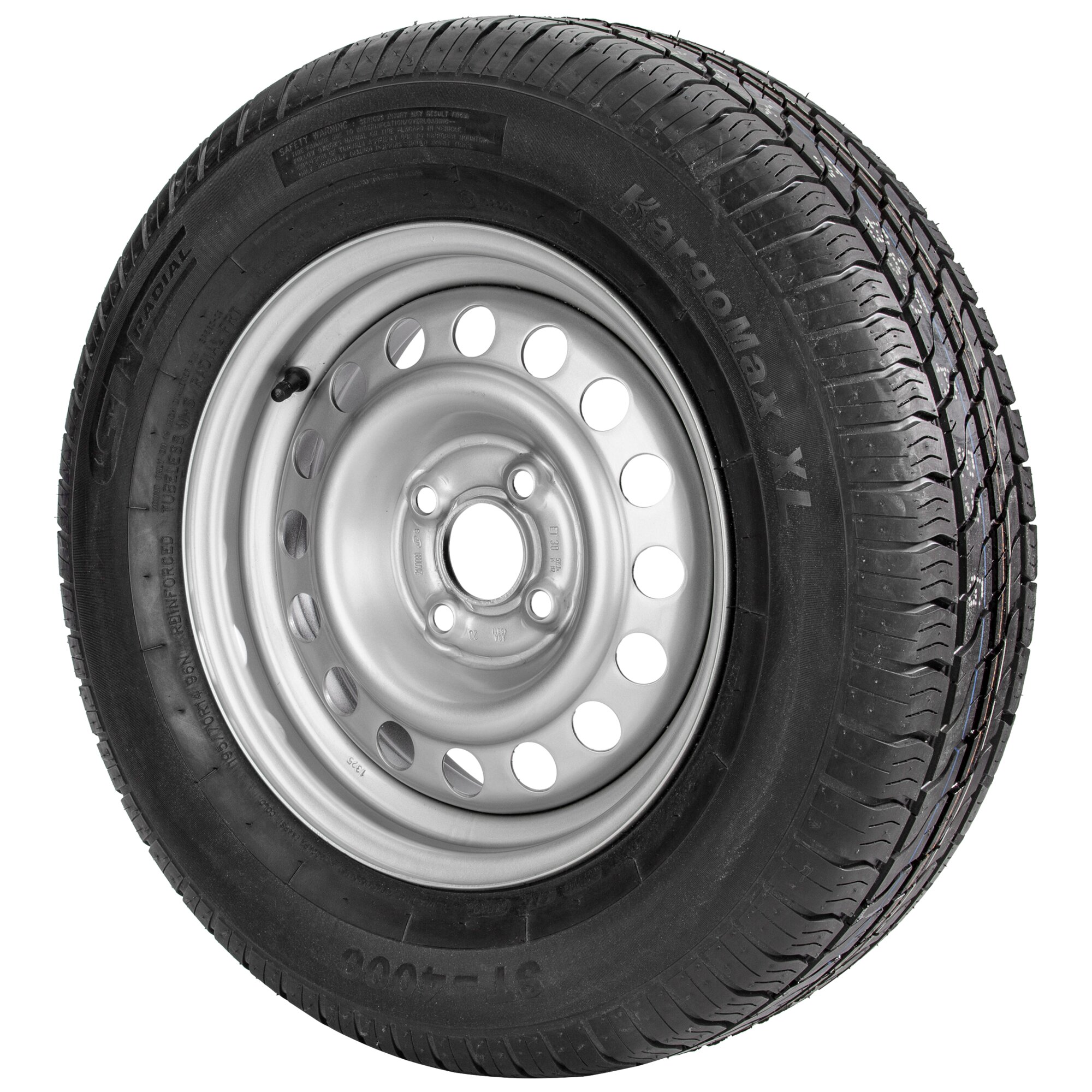 Spare Tyre for Caravans, Nut: ∆ | LZ 4, 195/70 R14 XL (5 ½ J x 14)