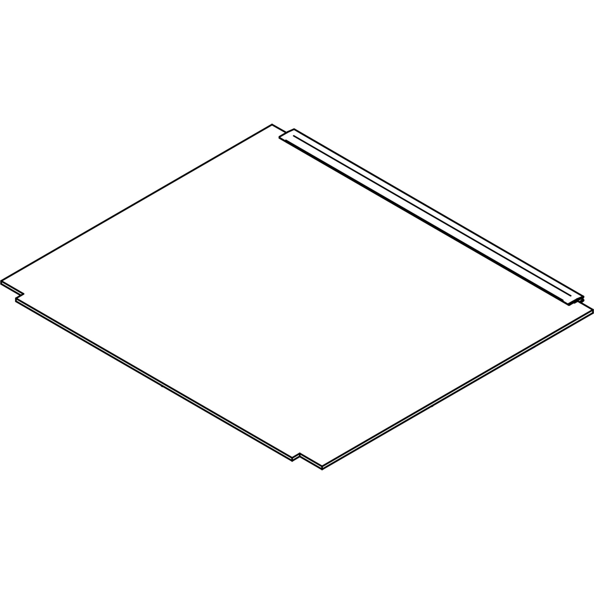 Casing Plate Top Thule Slide-Out G2 550
