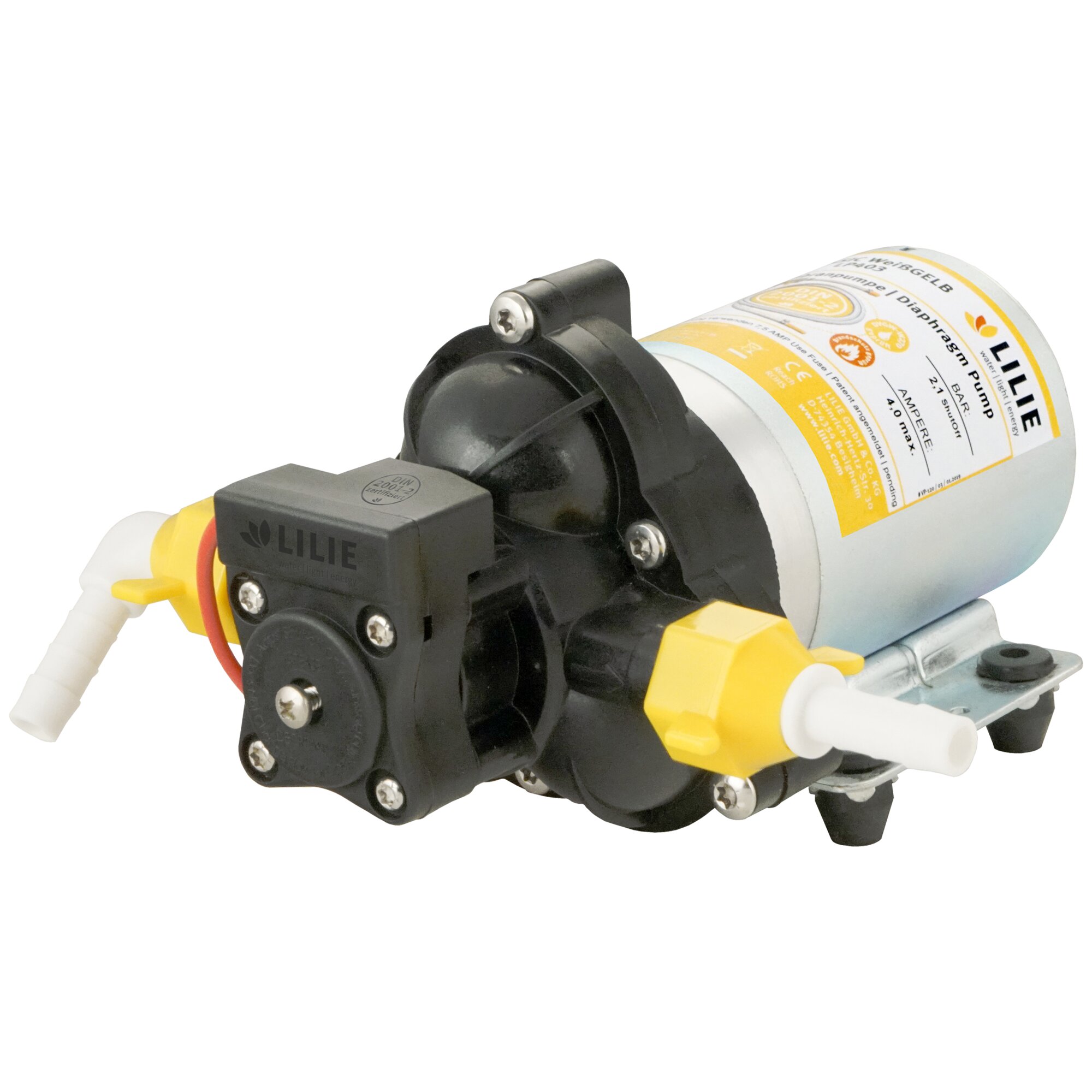 Diaphragm Pump CLASSICSERIE™ Drinking Water System WeißGELB®, 1.9 bar | 9 l/min