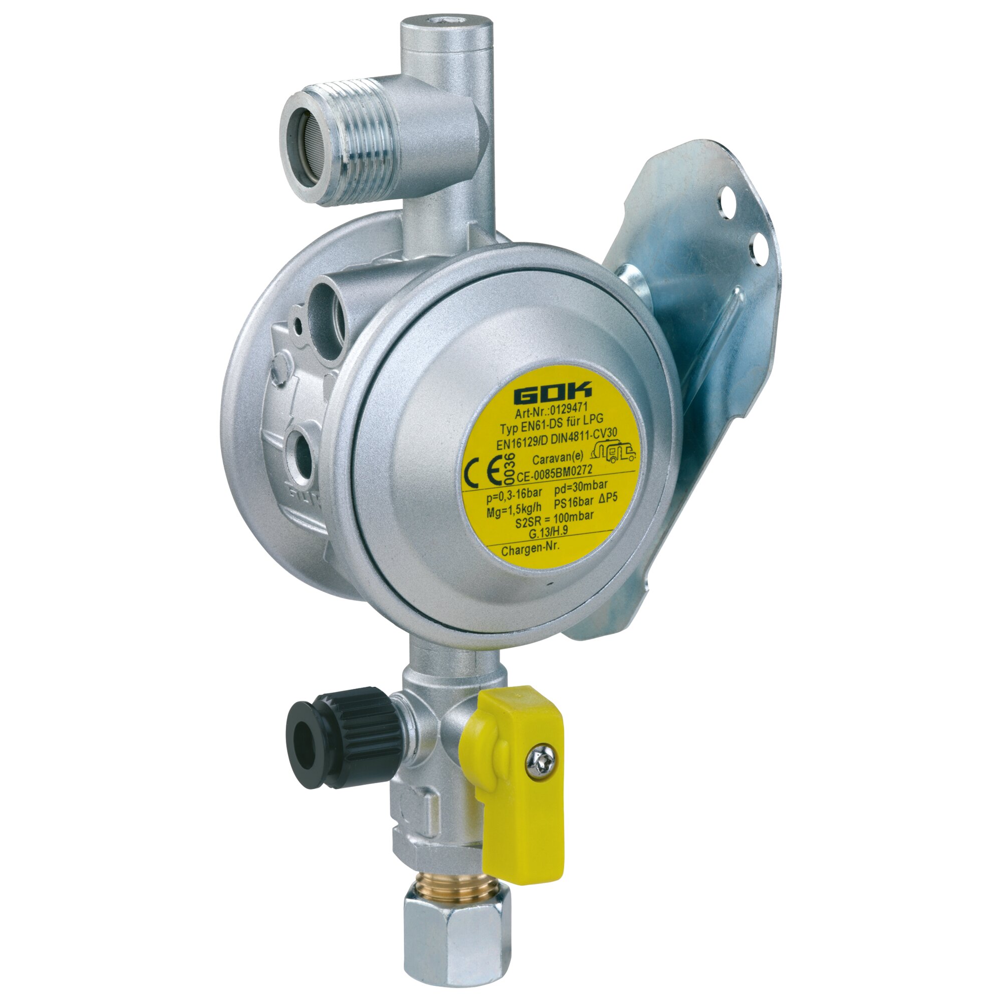Low Pressure Regulator Caramatic BasicOne EN61-DS 1.5 kg/h