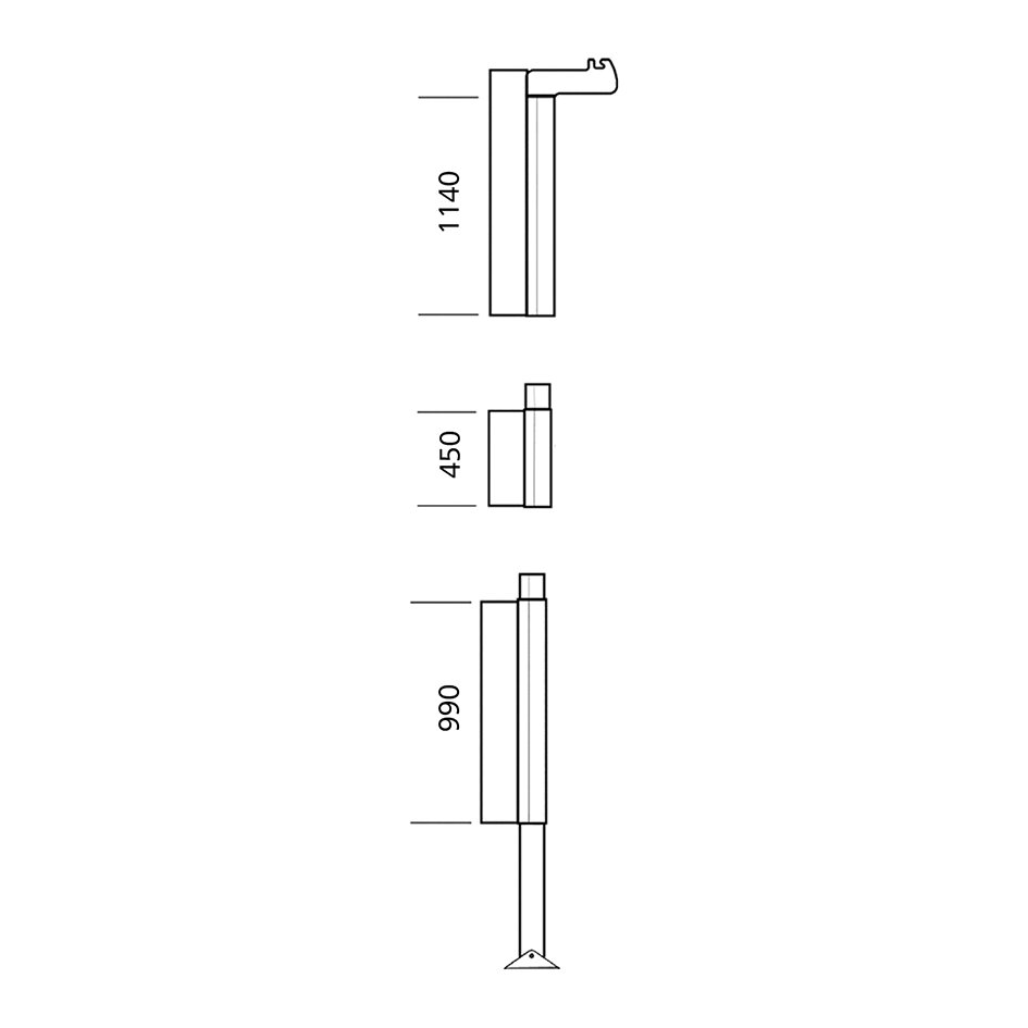 Mast Profile Thule Residence / Panorama, left-hand