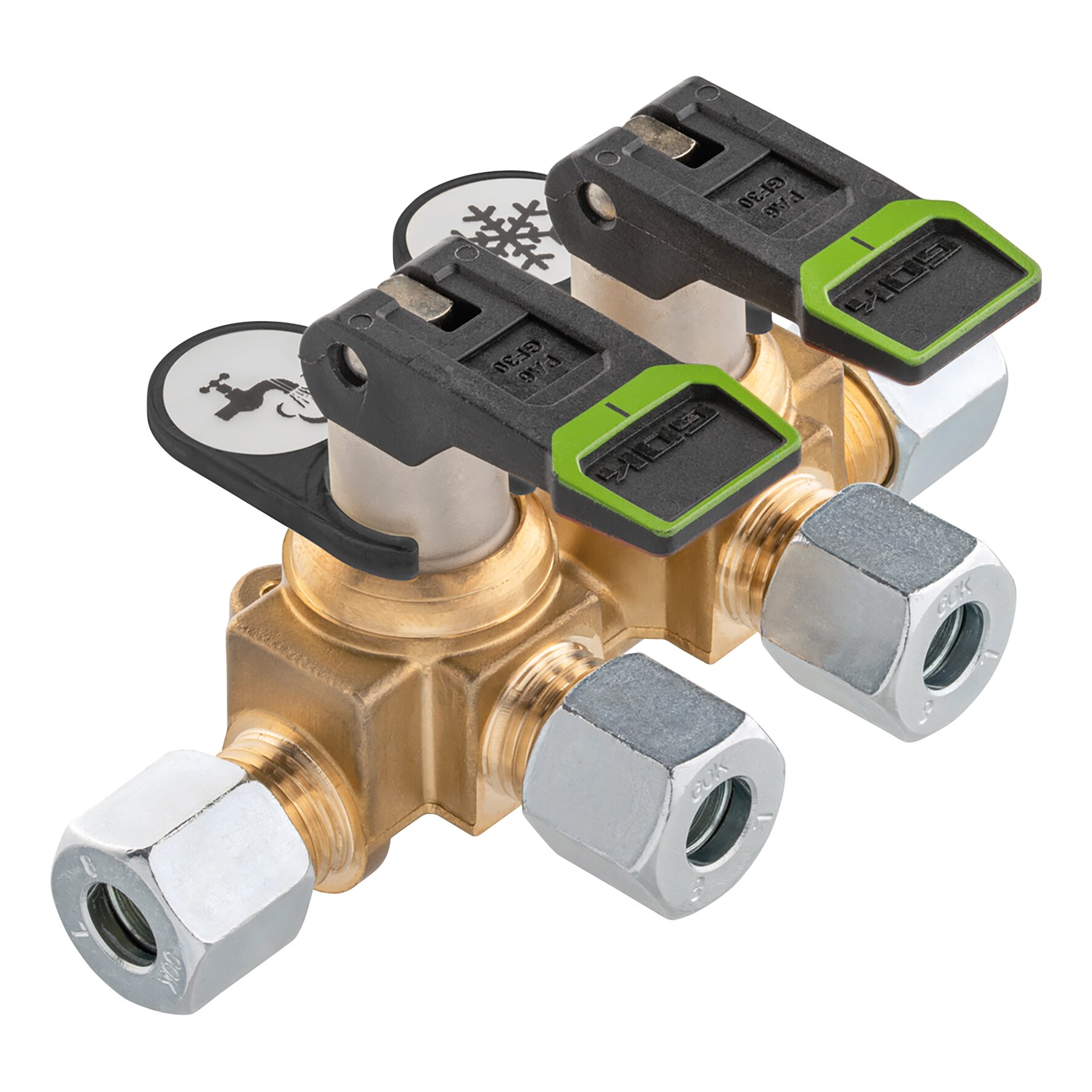 Distribution Block KSV-AB2 Short, ø 10 mm