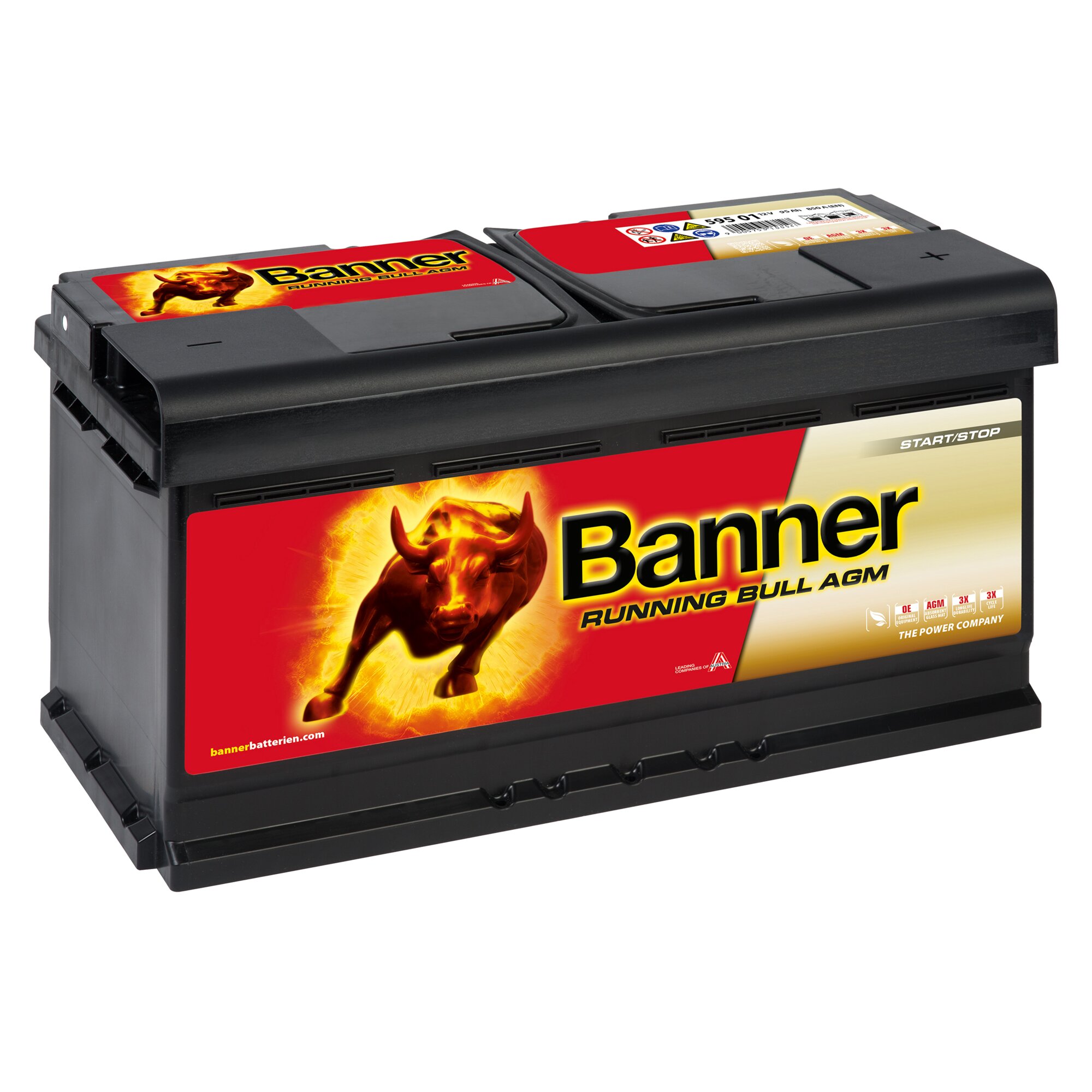 Running Bull AGM Battery, 70 Ah