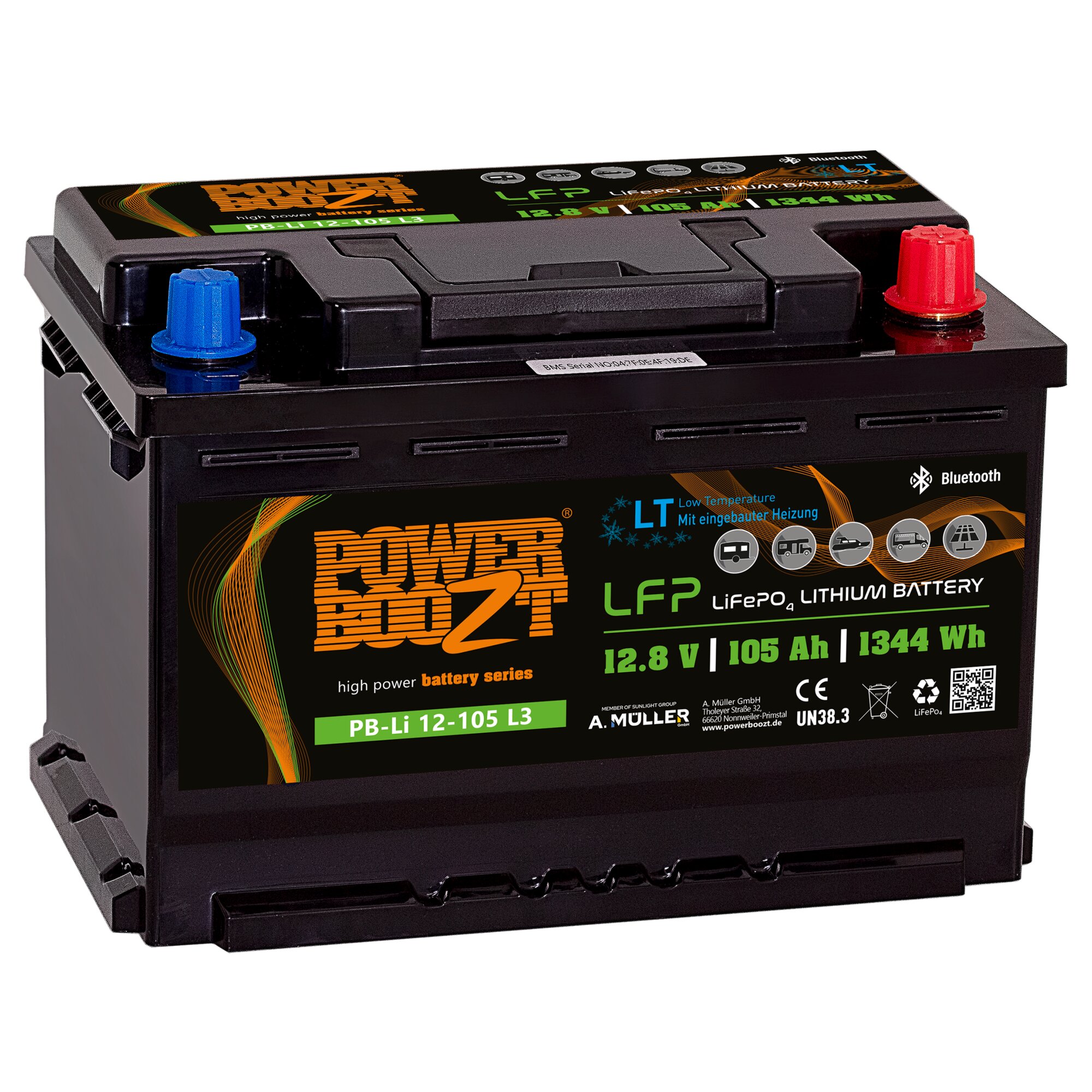 Lithium Cold Weather Battery, 105 Ah