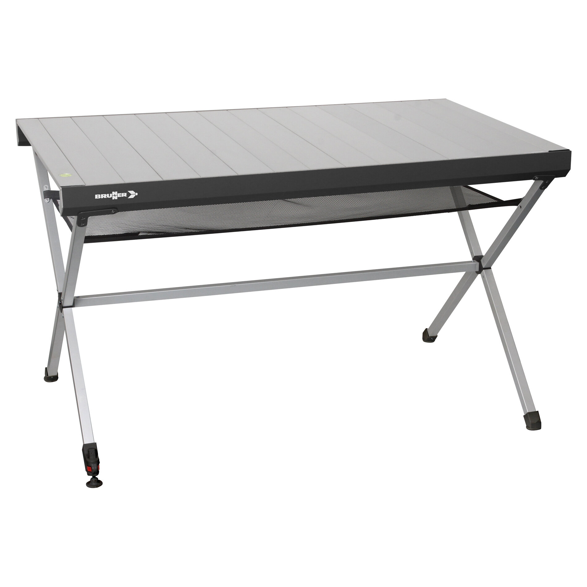 Roll-Up Camping Table Titanium Axia, 122 x 76 cm