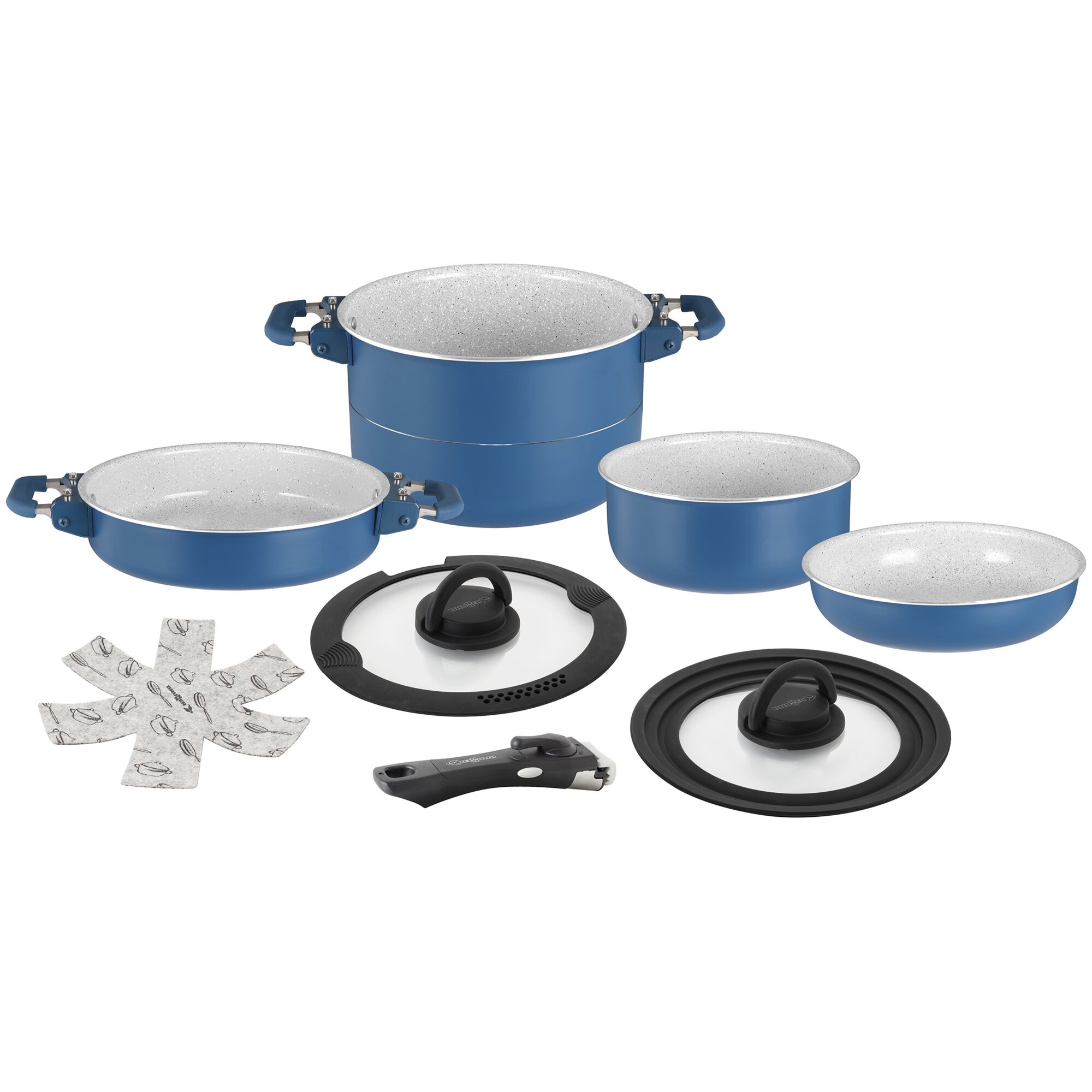 Carezza Magnetogrip 7+1 cookware set, 24 cm