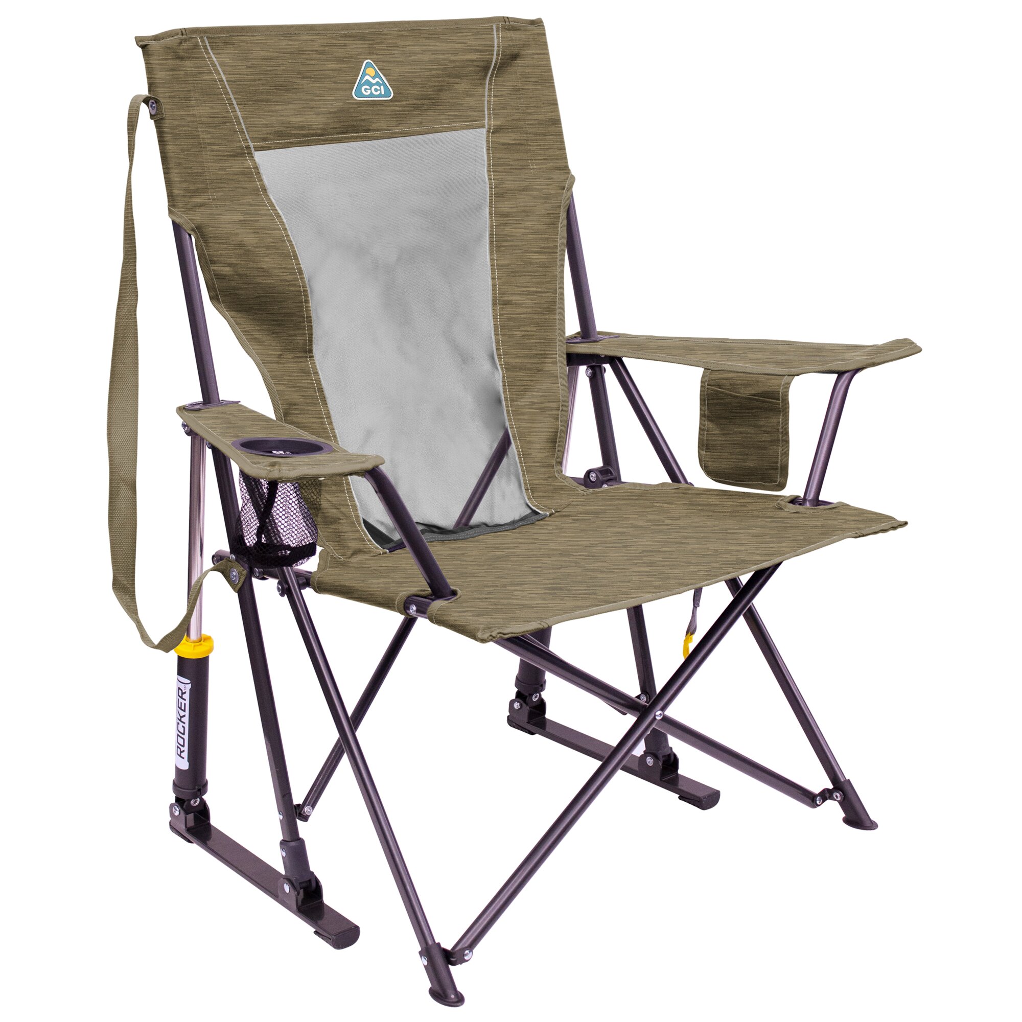 Camping Rocking Chair Comfort Pro Rocker XL™, beige