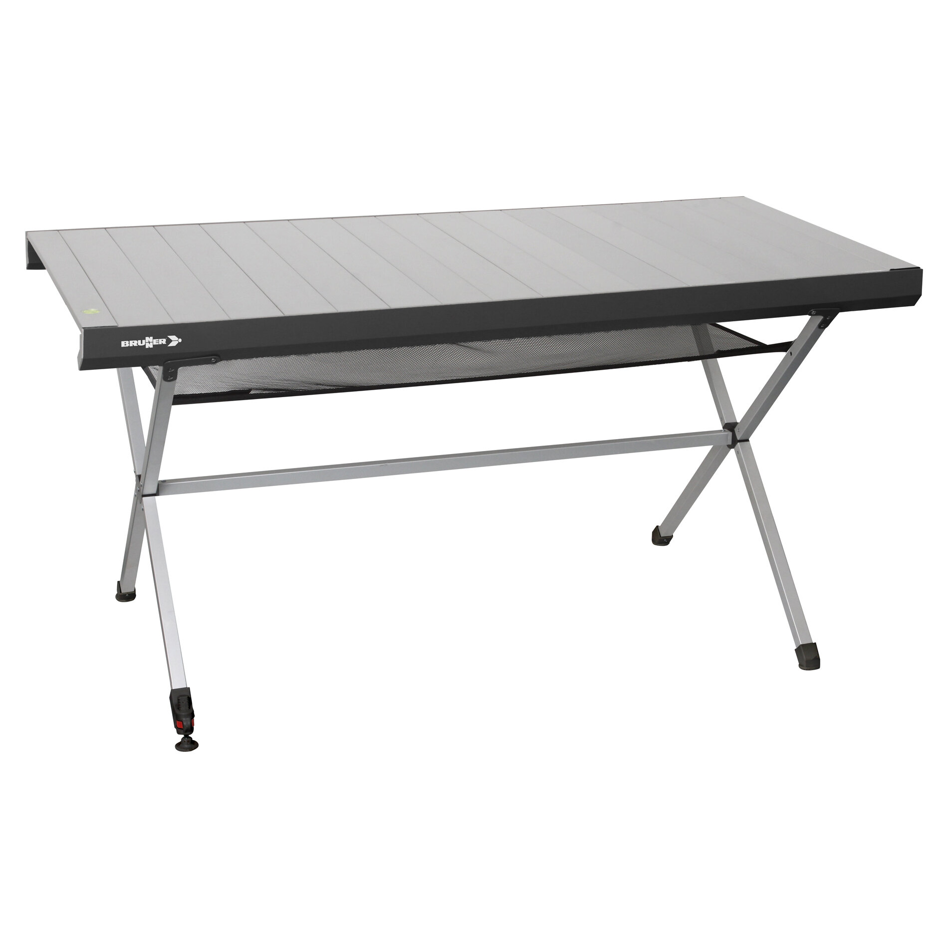 Roll-Up Camping Table Titanium Axia, 147 x 76 cm