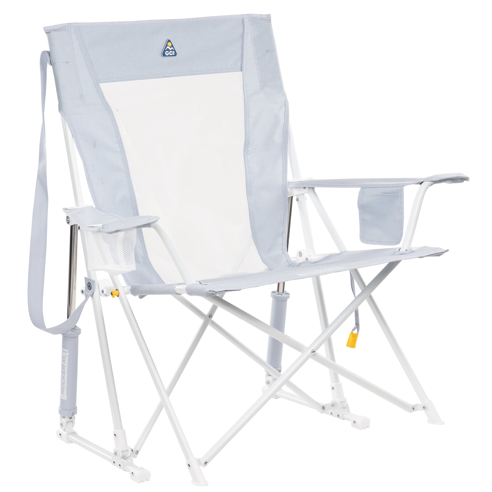 Camping Rocking Chair Comfort Pro Rocker XL™, light grey