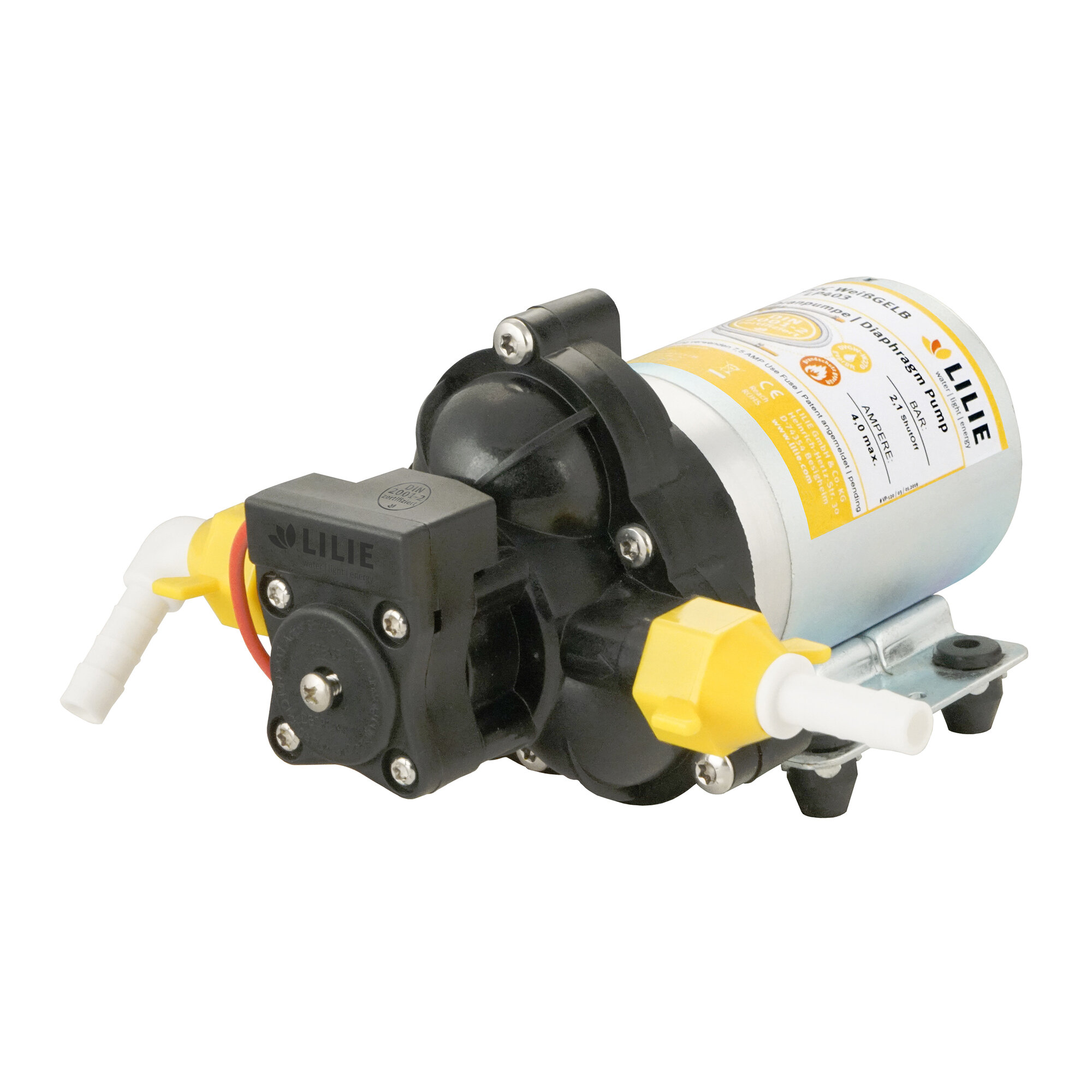 Diaphragm Pump CLASSICSERIE™ Drinking Water System WeißGELB®, 2.1 bar | 10.6 l/min
