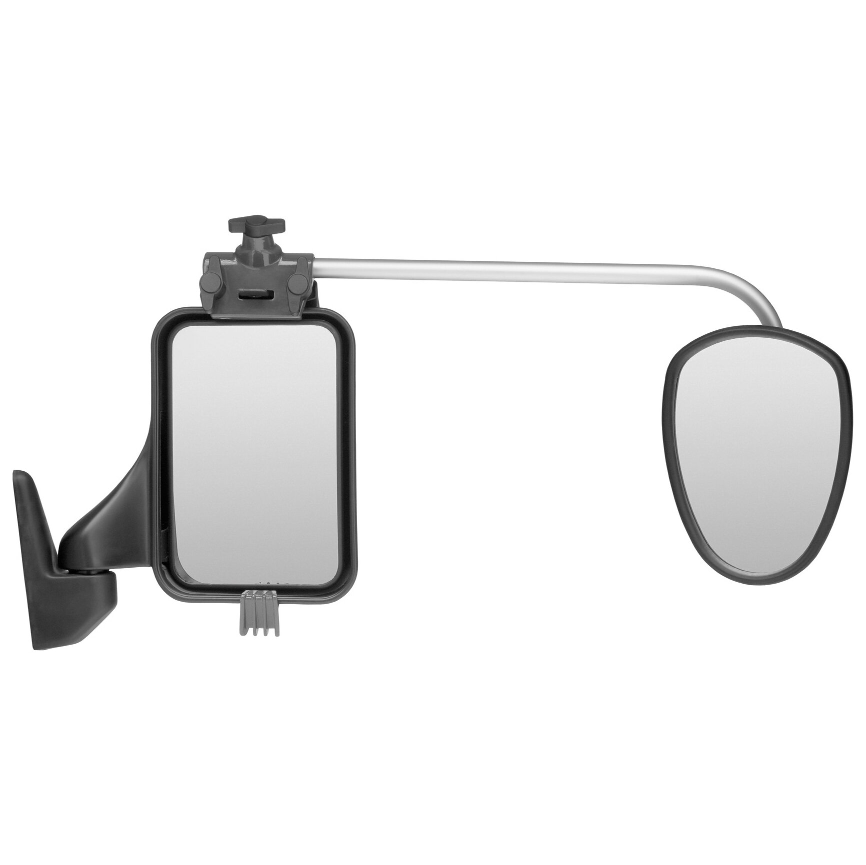 Towing Mirror Alufor, convex, L arm length 44 cm