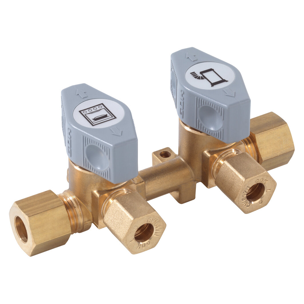 Distribution Block Marine, RVS 8 x 2 x RVS 8