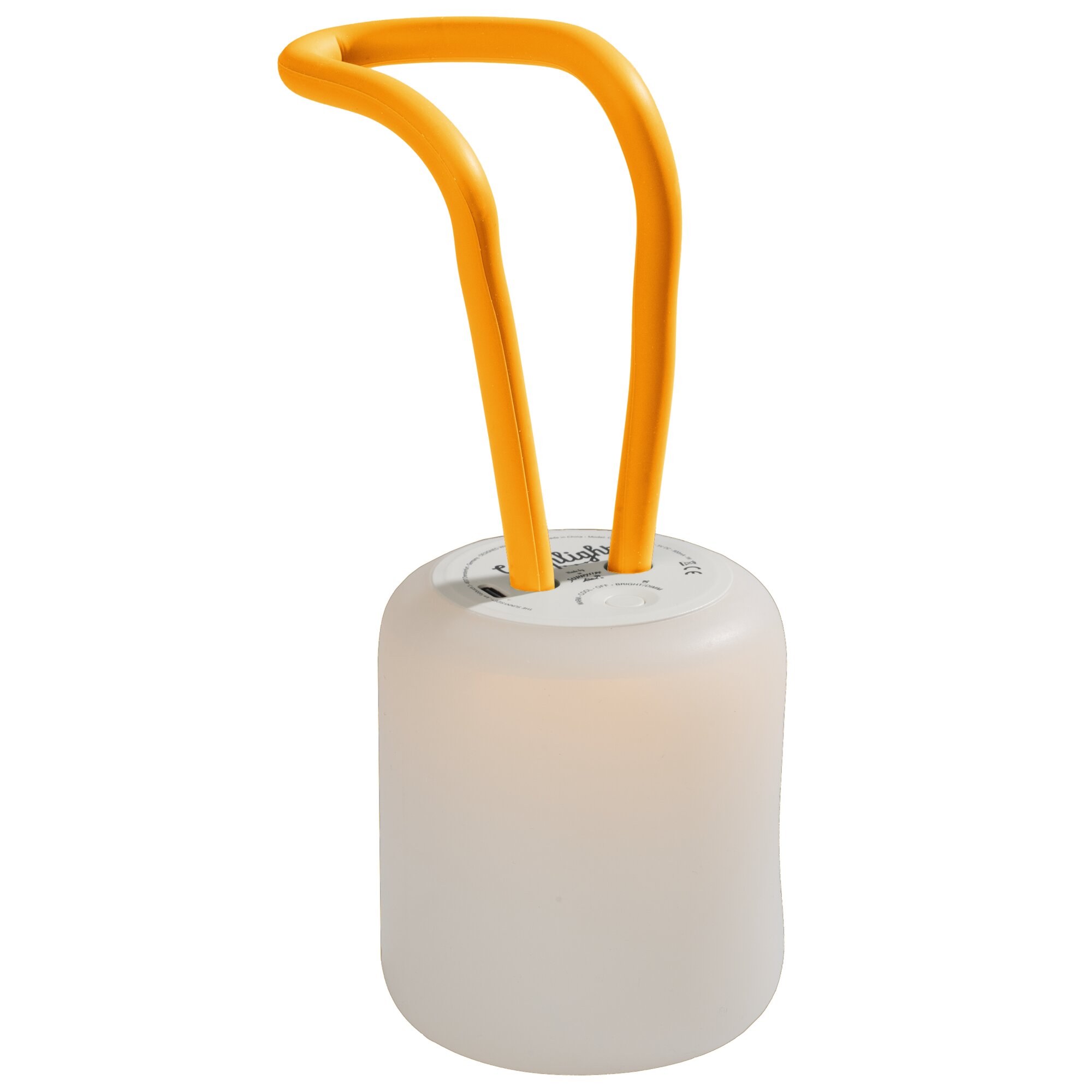 Silicone Camping Lantern Floppy, orange