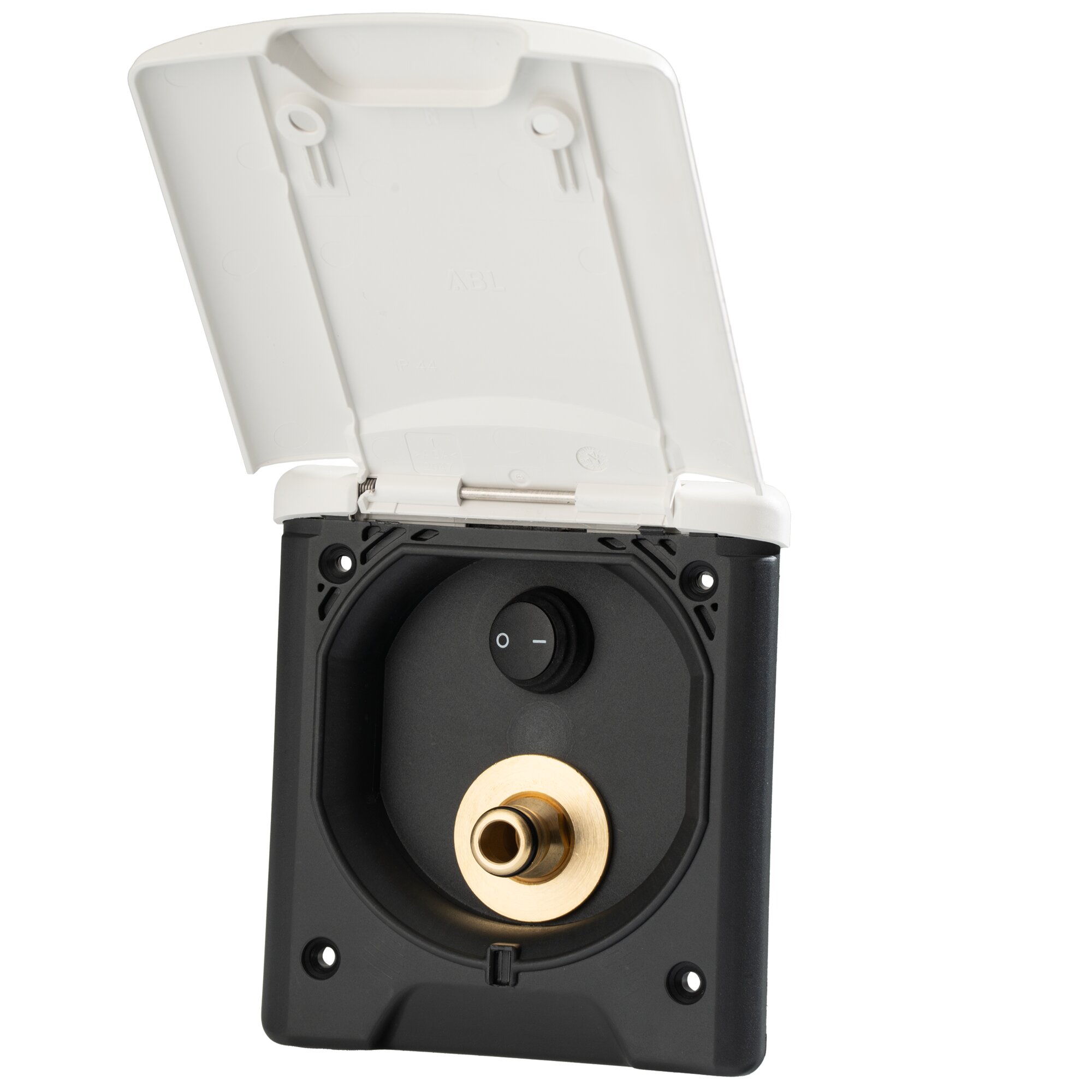 Water Socket for Outdoor Showers, white