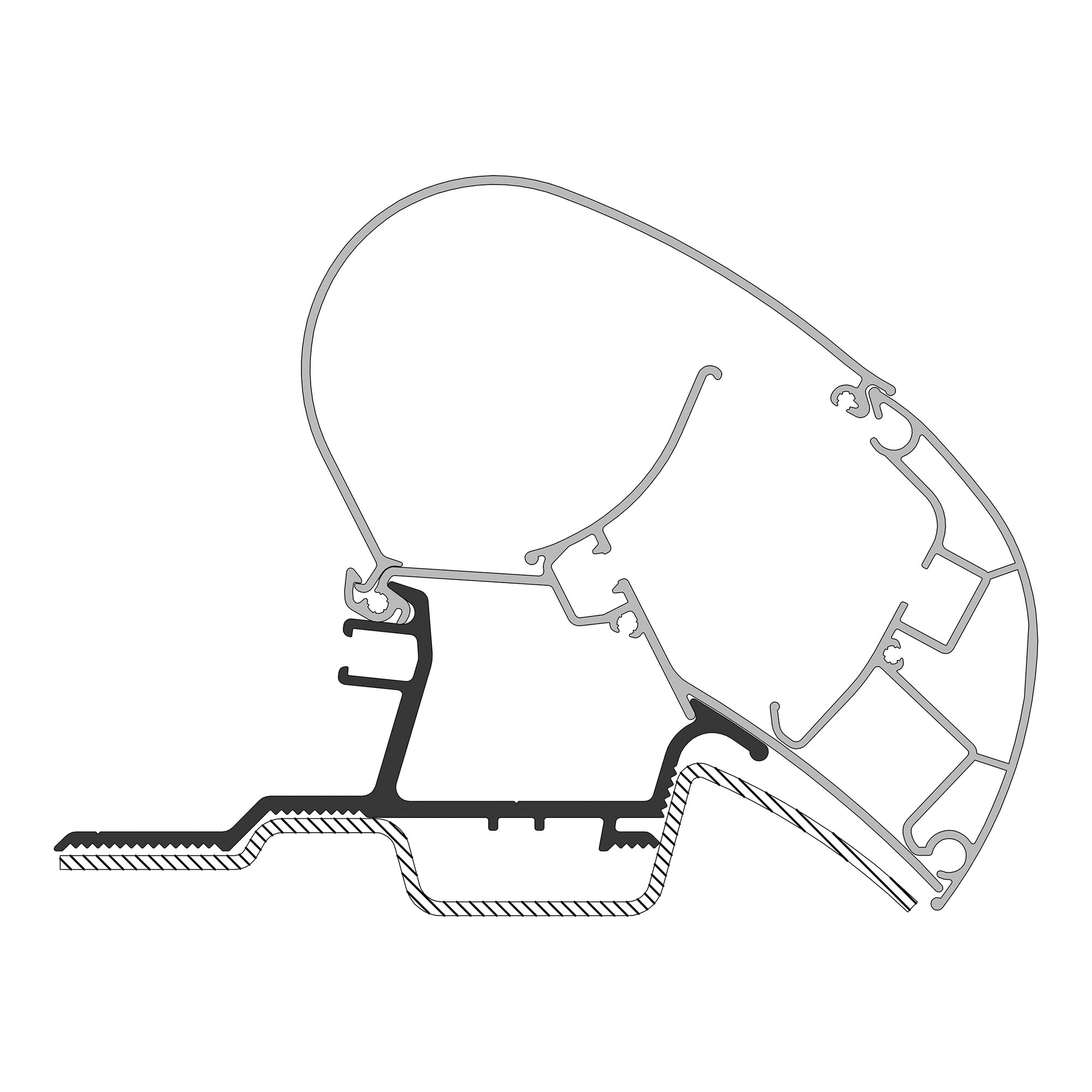 Adapter For MB Sprinter Built 2006/04 For Awnings Dometic Series 2