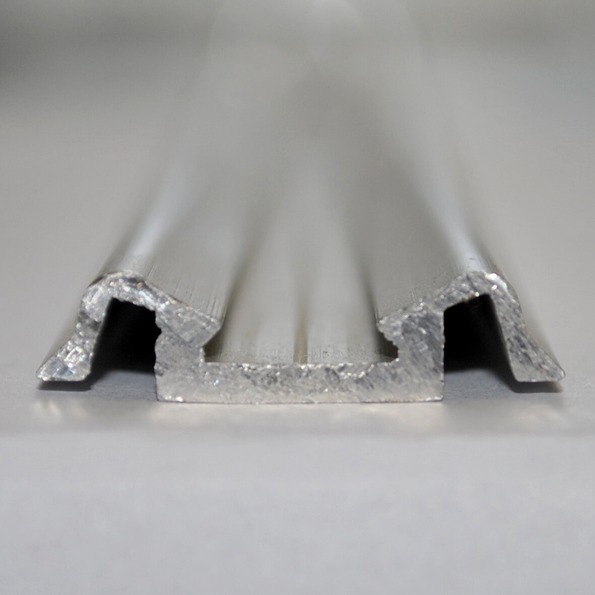 Silver Trim Strip with Groove for Insert