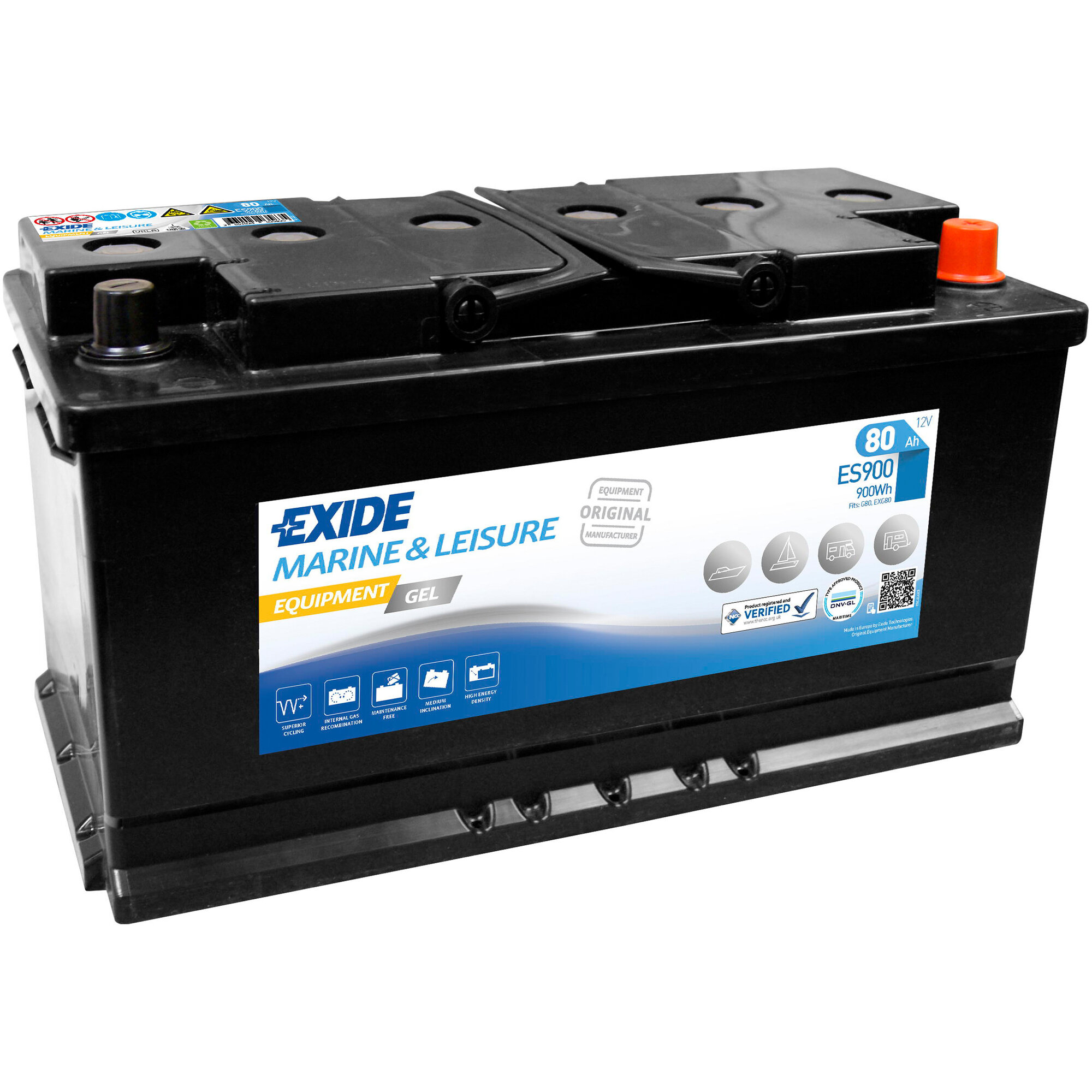 Battery Equipment GEL, 80 Ah