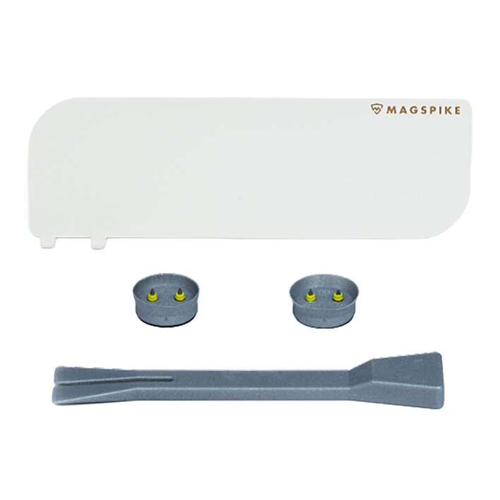 Base Plate with Magnet MagSpike Set M+ with Integrated Hooks, white