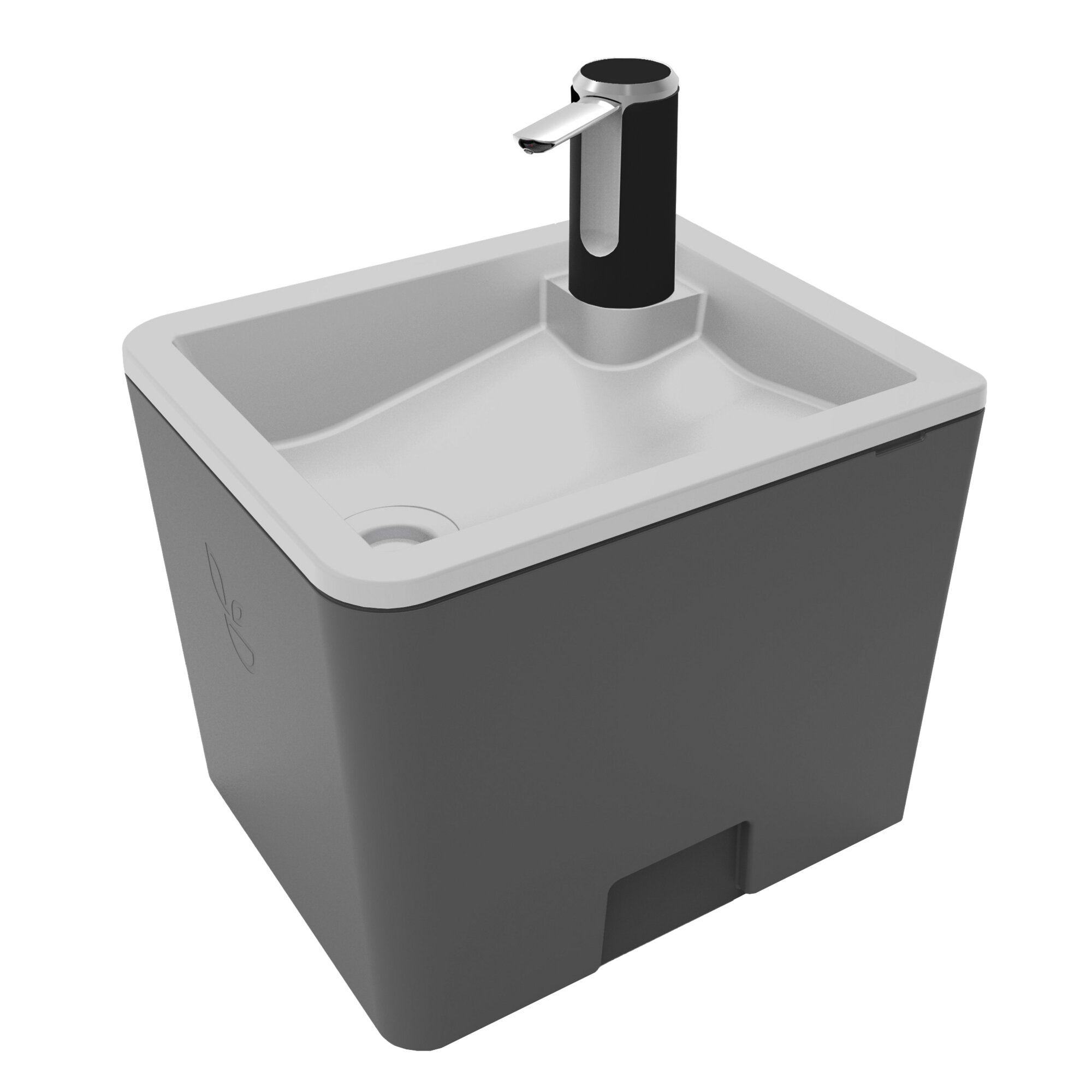 Sink Trelino® Splash L anthracite
