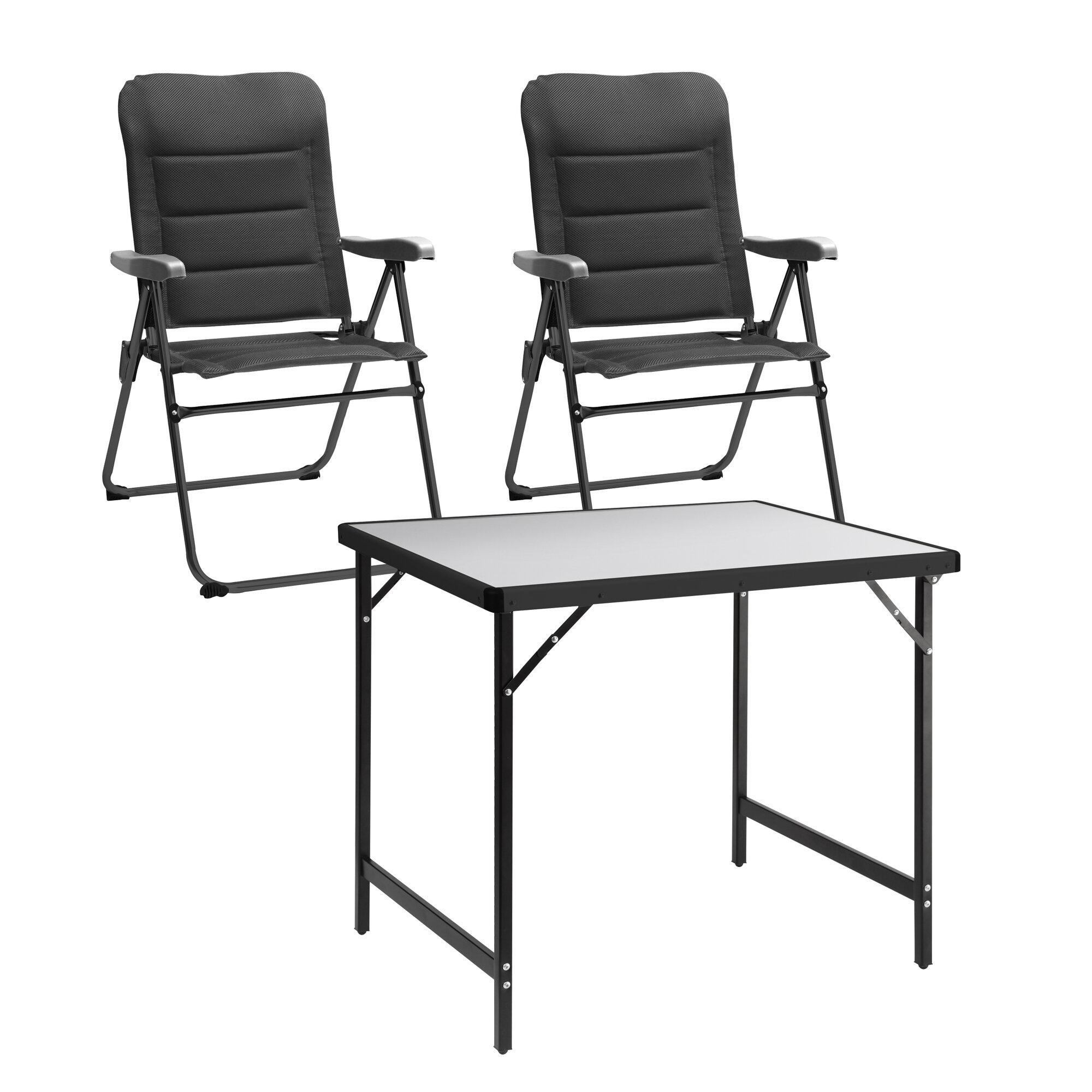 Chair/Table Set Compact, grey