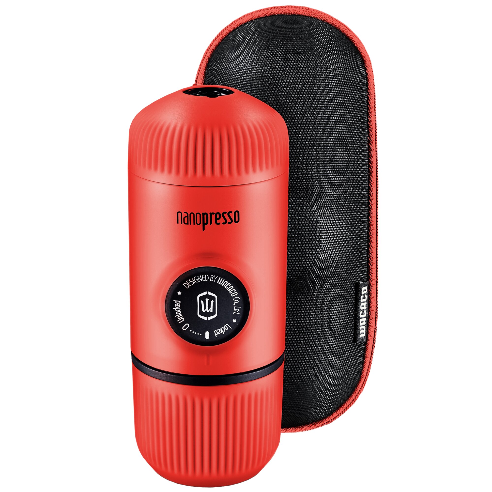 Portable Espresso Machine Nanopresso, red